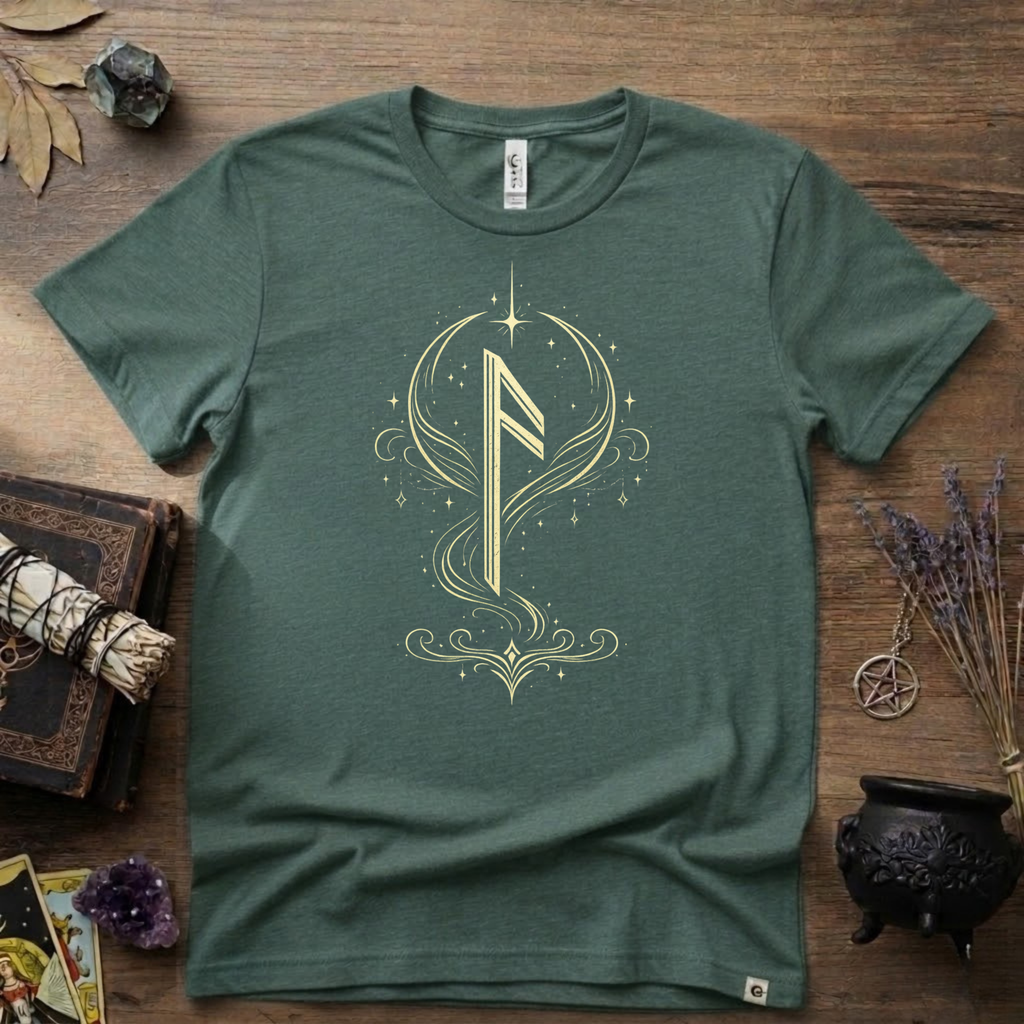 Ansuz Rune T-Shirt — Norse Rune Symbol Tee