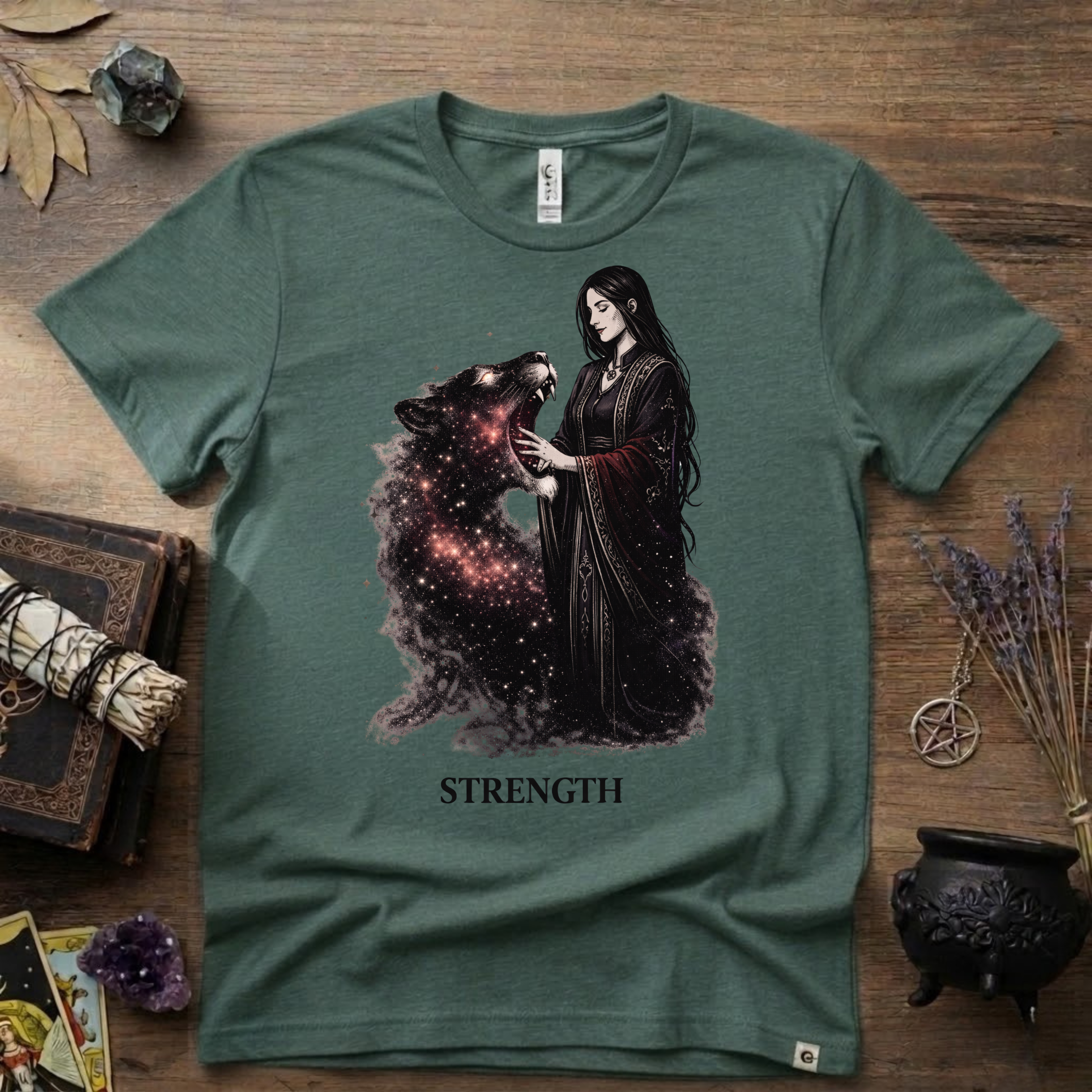Tarot T-Shirt — Strength