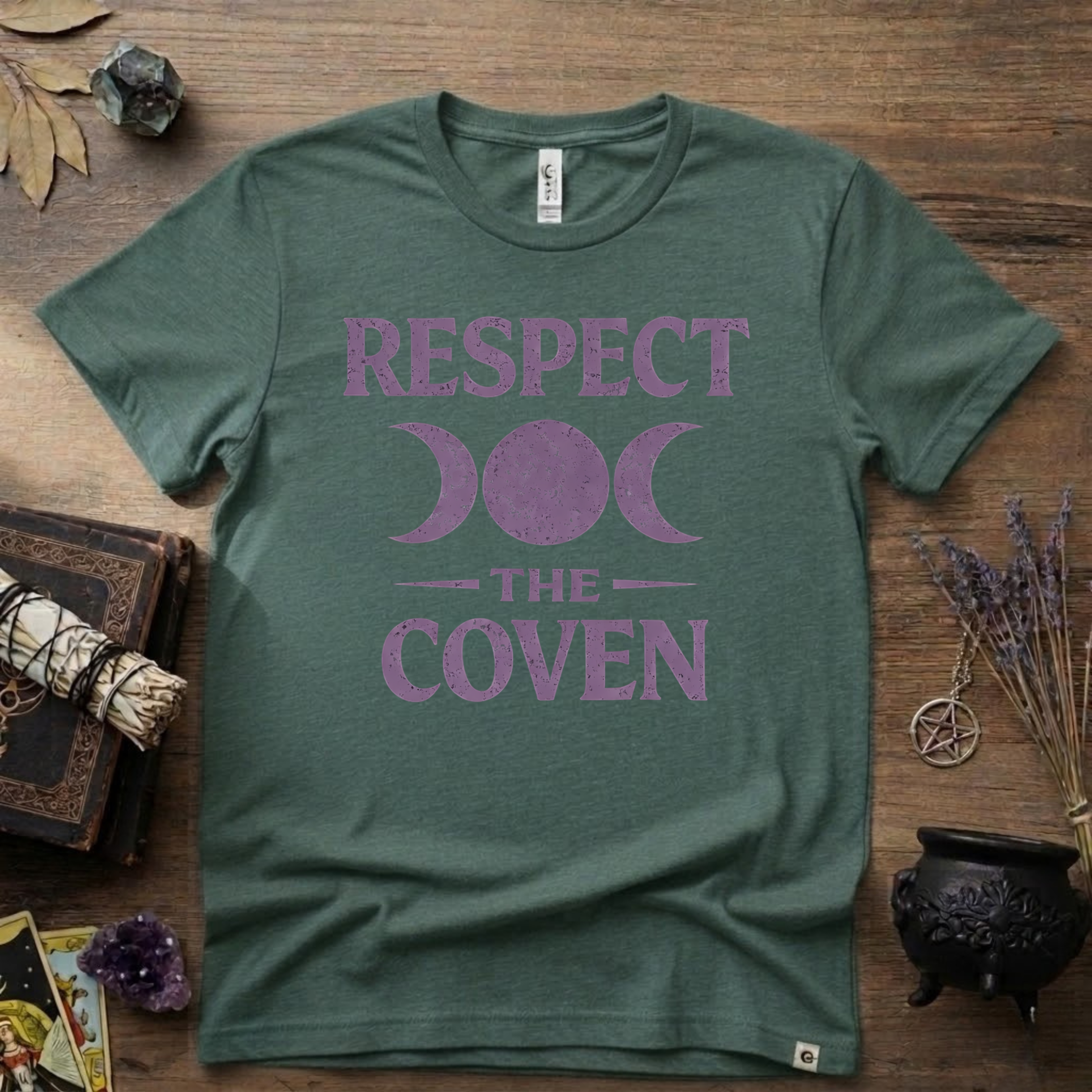 Witchy T-Shirt — "Respect the Coven"
