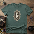 Berkano Rune T-Shirt — Wild Growth Pagan Symbol Tee
