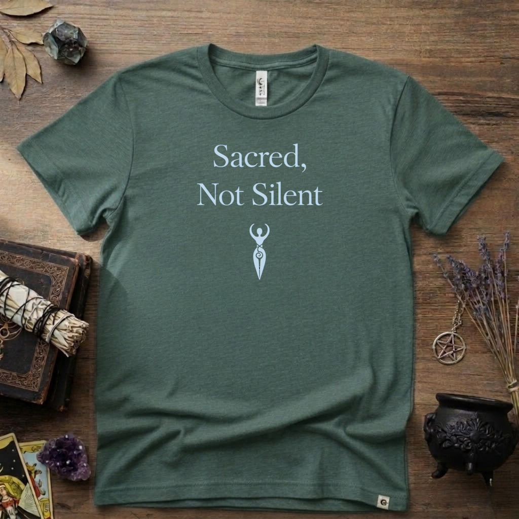 Witchy T-Shirt — "Sacred Not Silent"