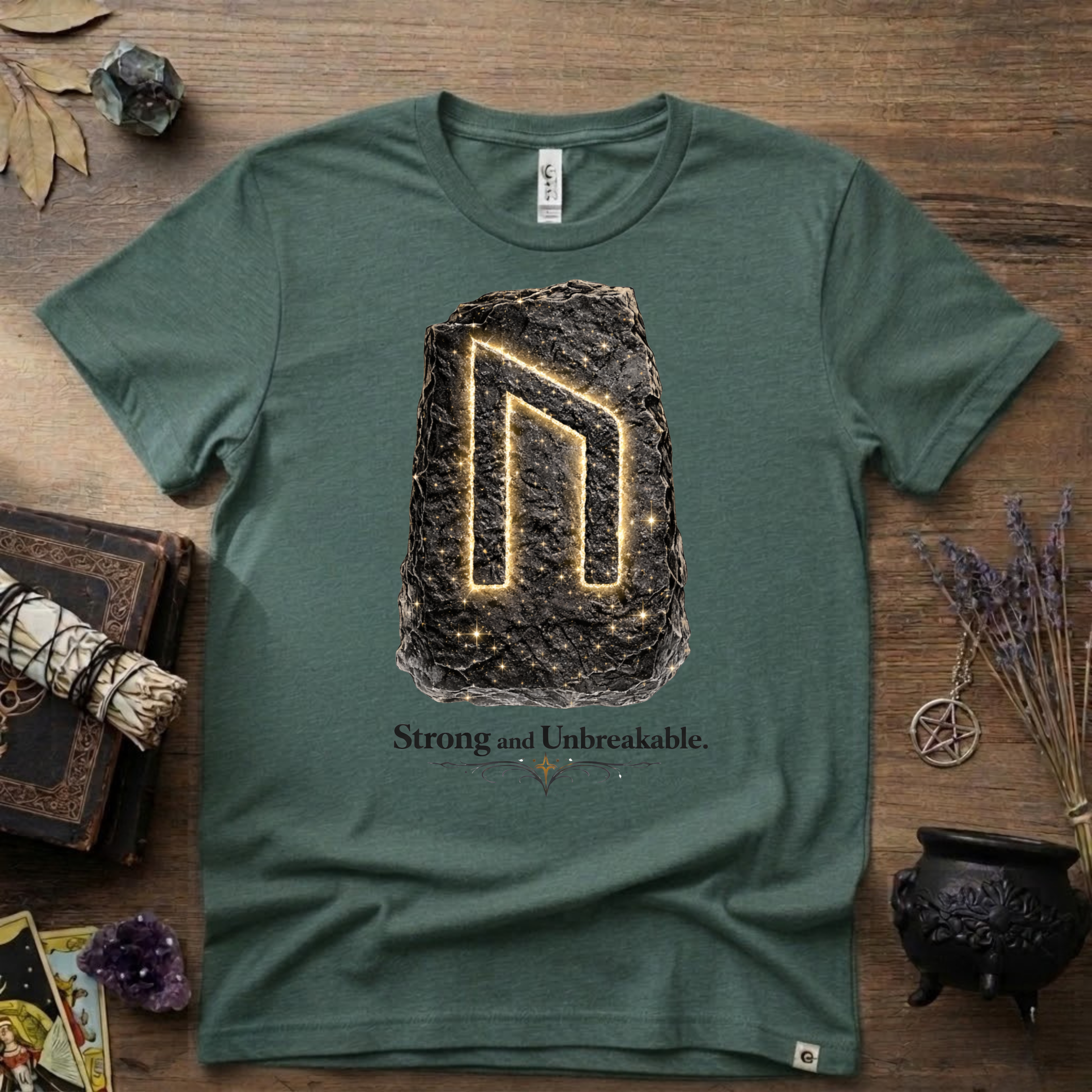 Uruz Rune 'Strong and Unbreakable' T-Shirt