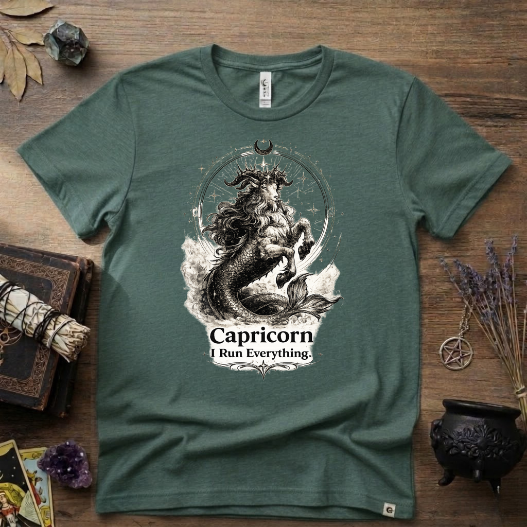 Capricorn "I Run Everything" Zodiac T-Shirt