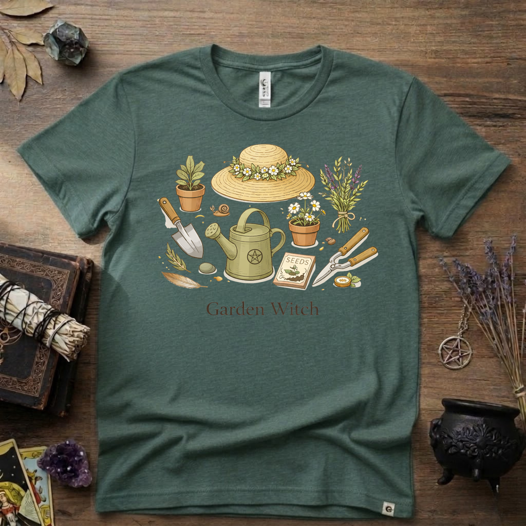Garden Witch T-Shirt — Witchy Plant Magic Tee