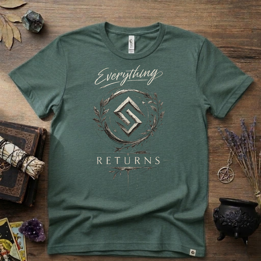 Jera Rune "Everything Returns" T-Shirt
