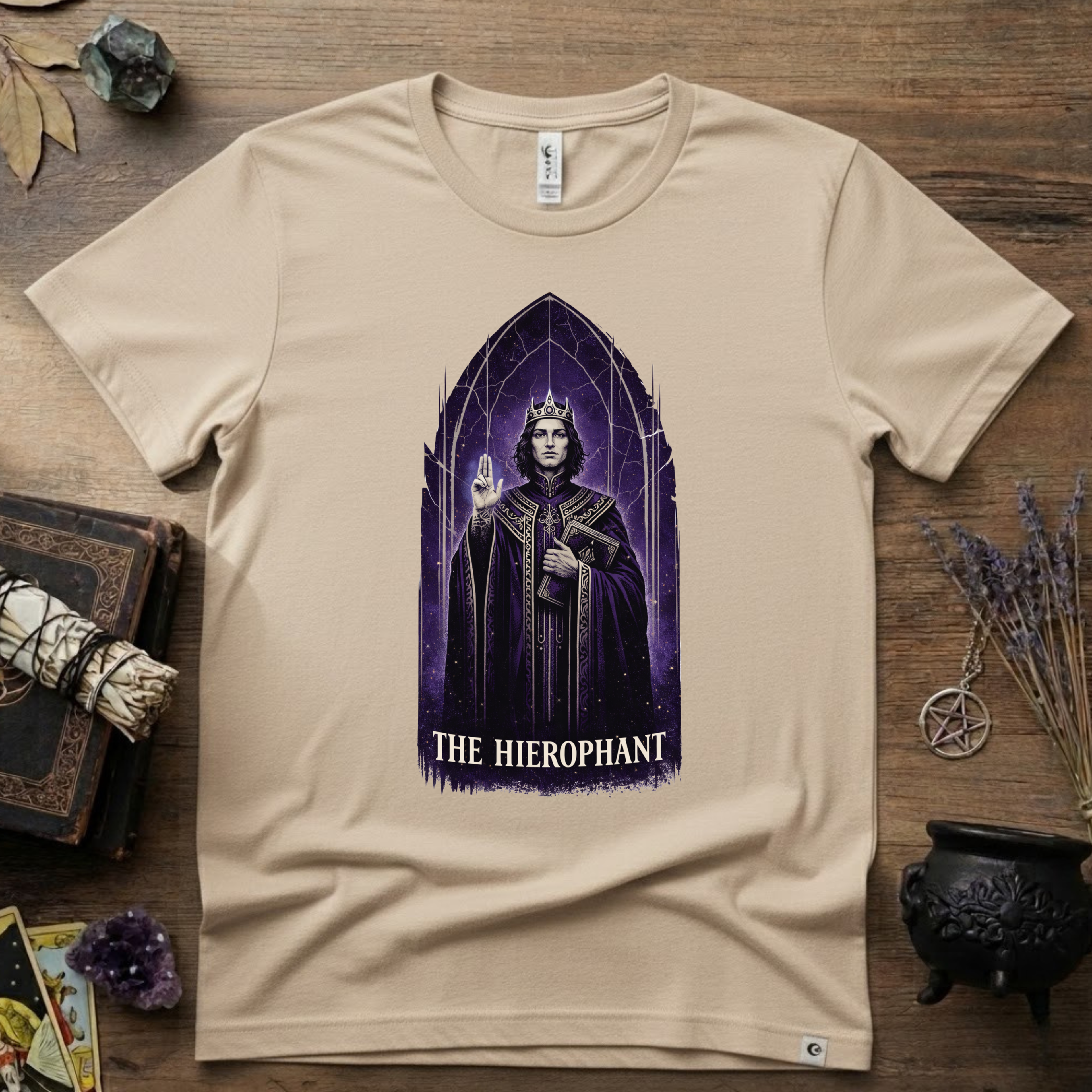 Tarot T-Shirt — The Hierophant