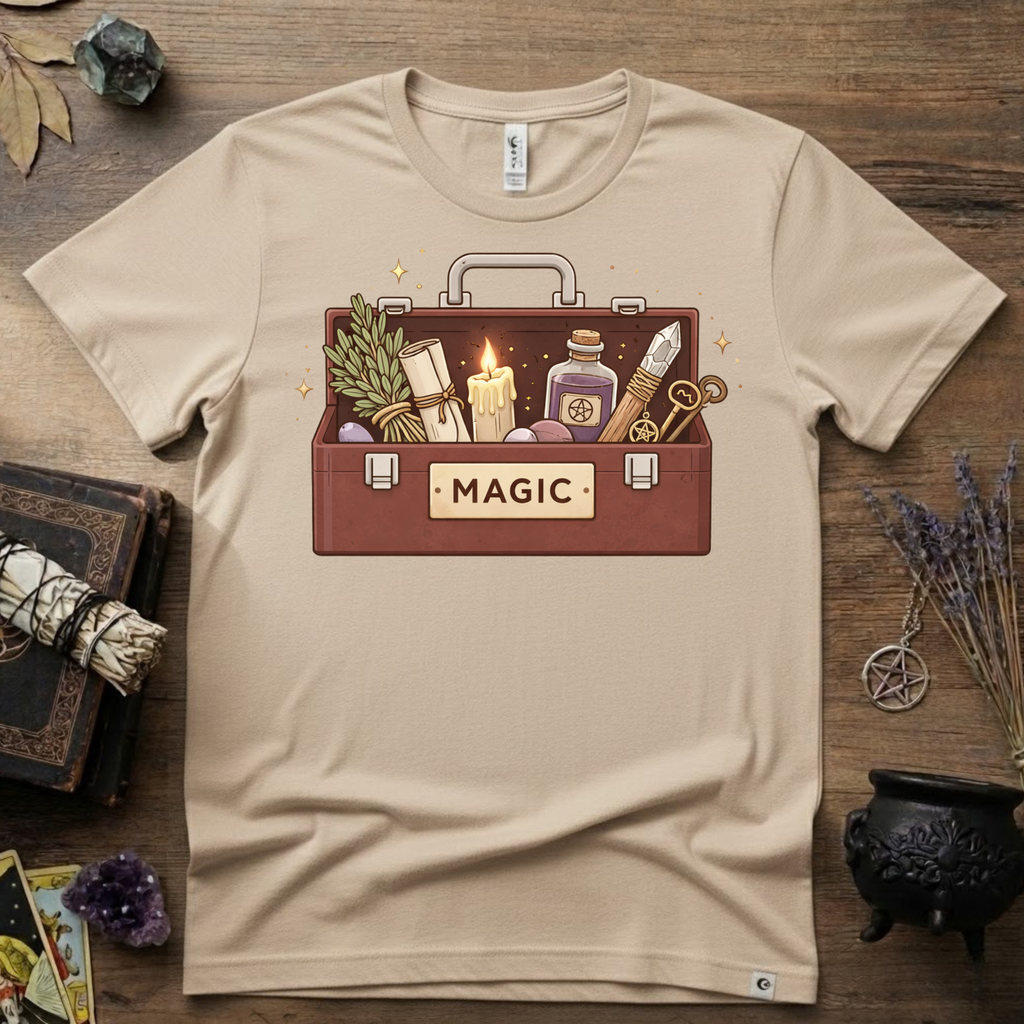 Witchy T-Shirt — "Magic Toolbox"
