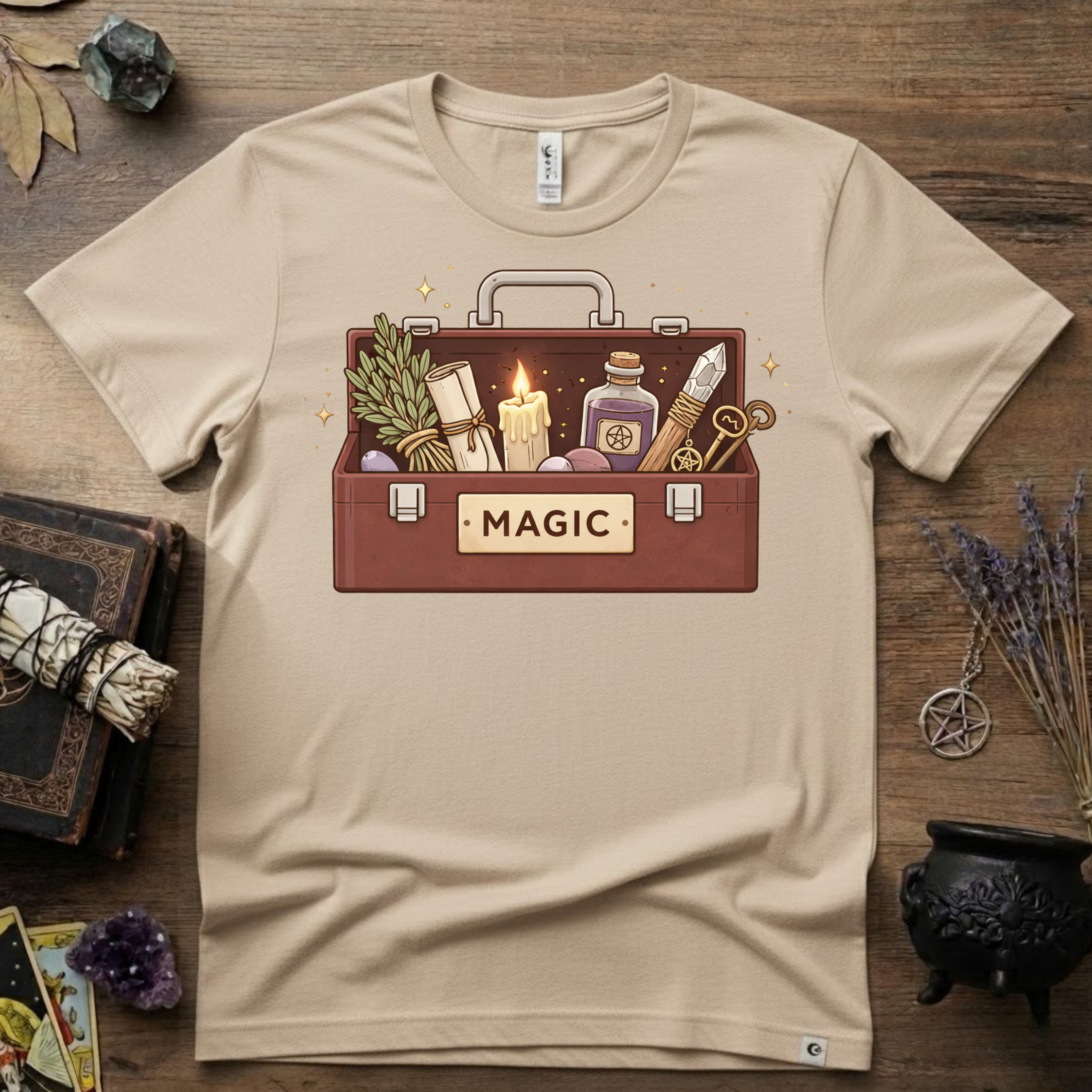 Witchy T-Shirt — "Magic Toolbox"