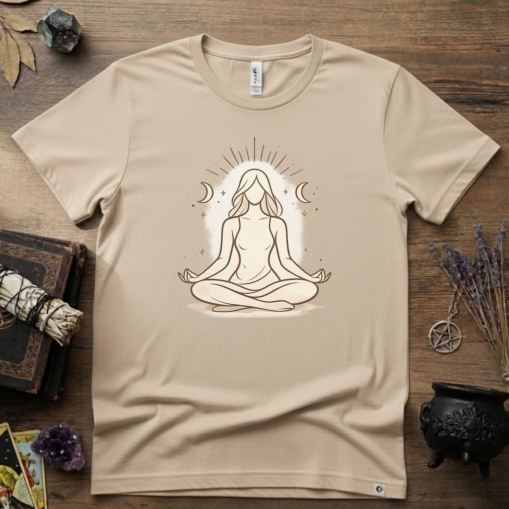 Witchy T-Shirt — "Meditation Witch"