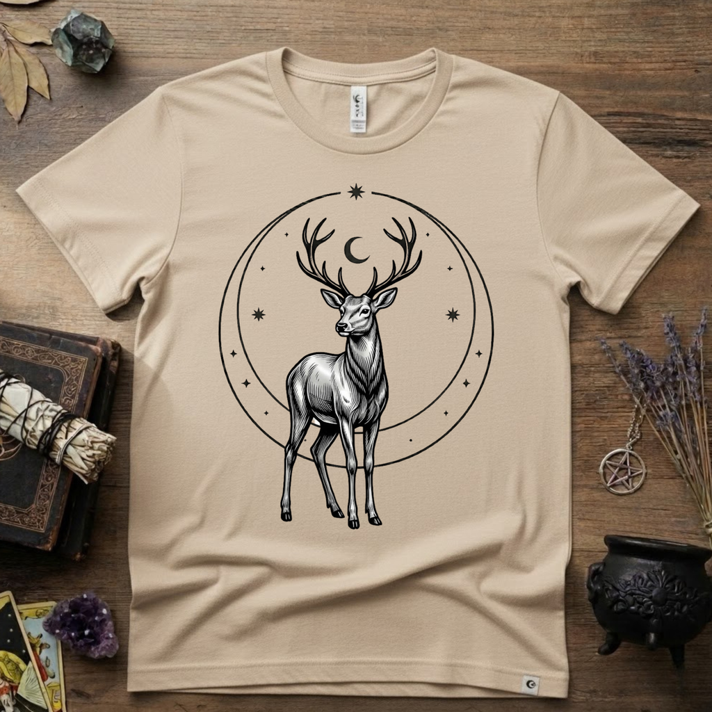 Stag Totem T-Shirt — Majestic Deer Graphic Tee