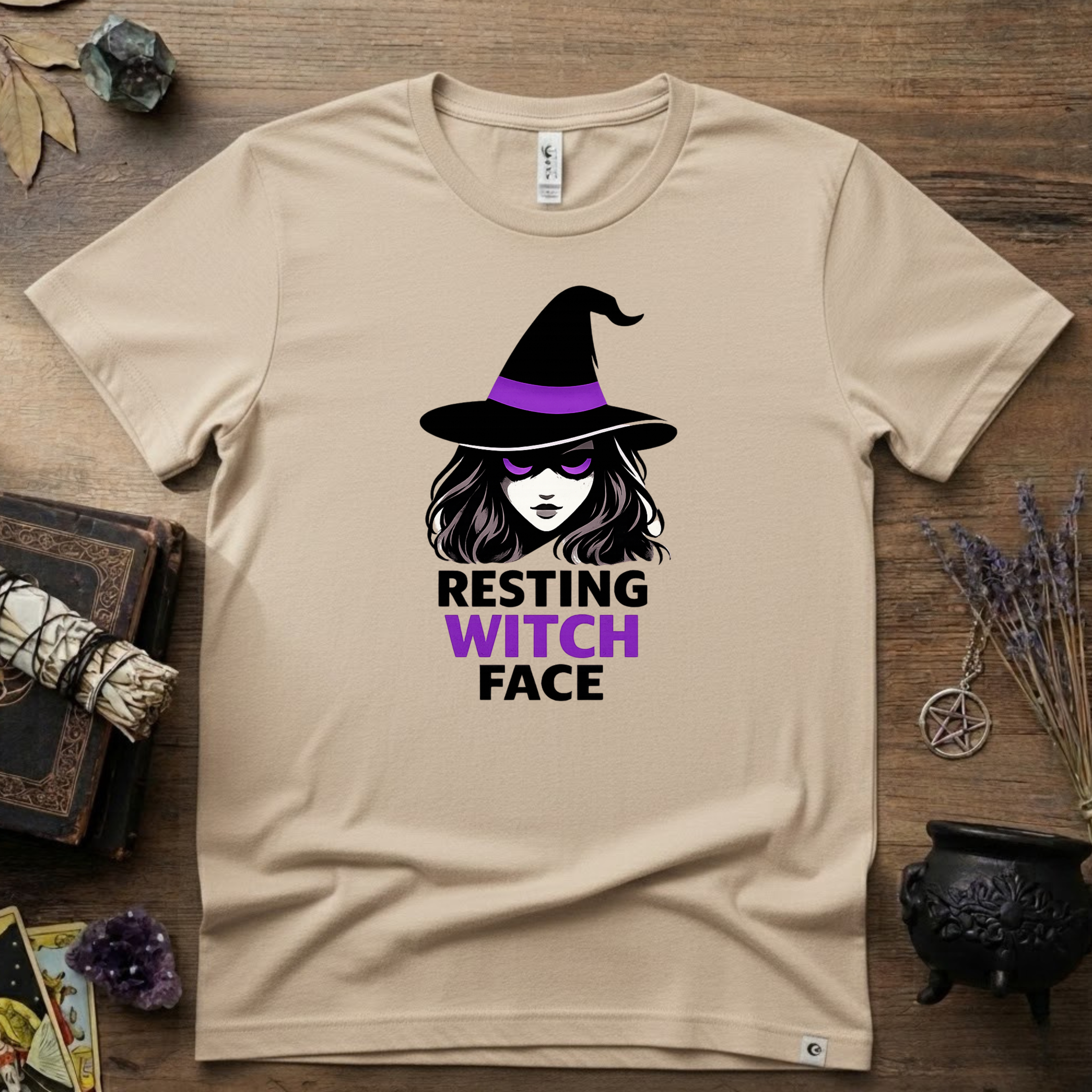 Witchy T-Shirt — "Resting Witch Face"