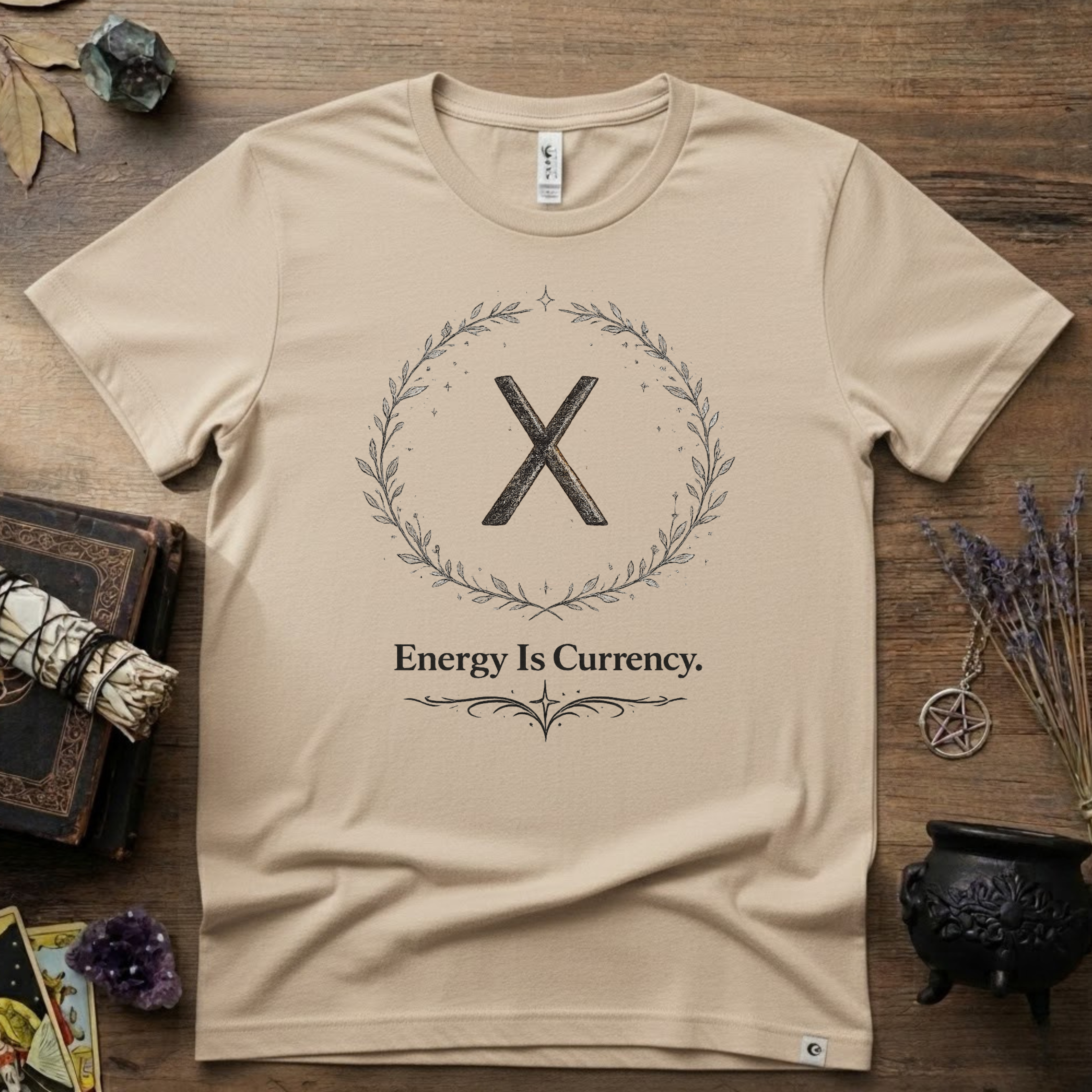 Energy Is Currency Gebo Rune T-Shirt