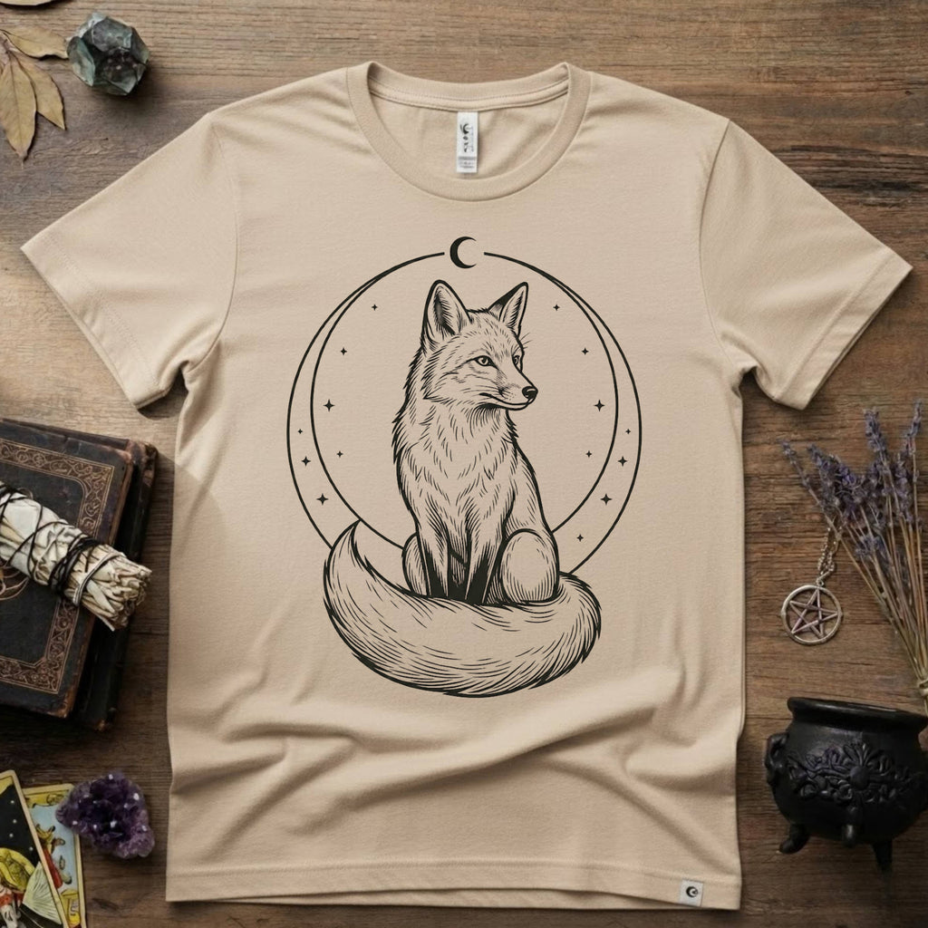 Fox Totem T-Shirt — Mystical Woodland Fox Graphic Tee
