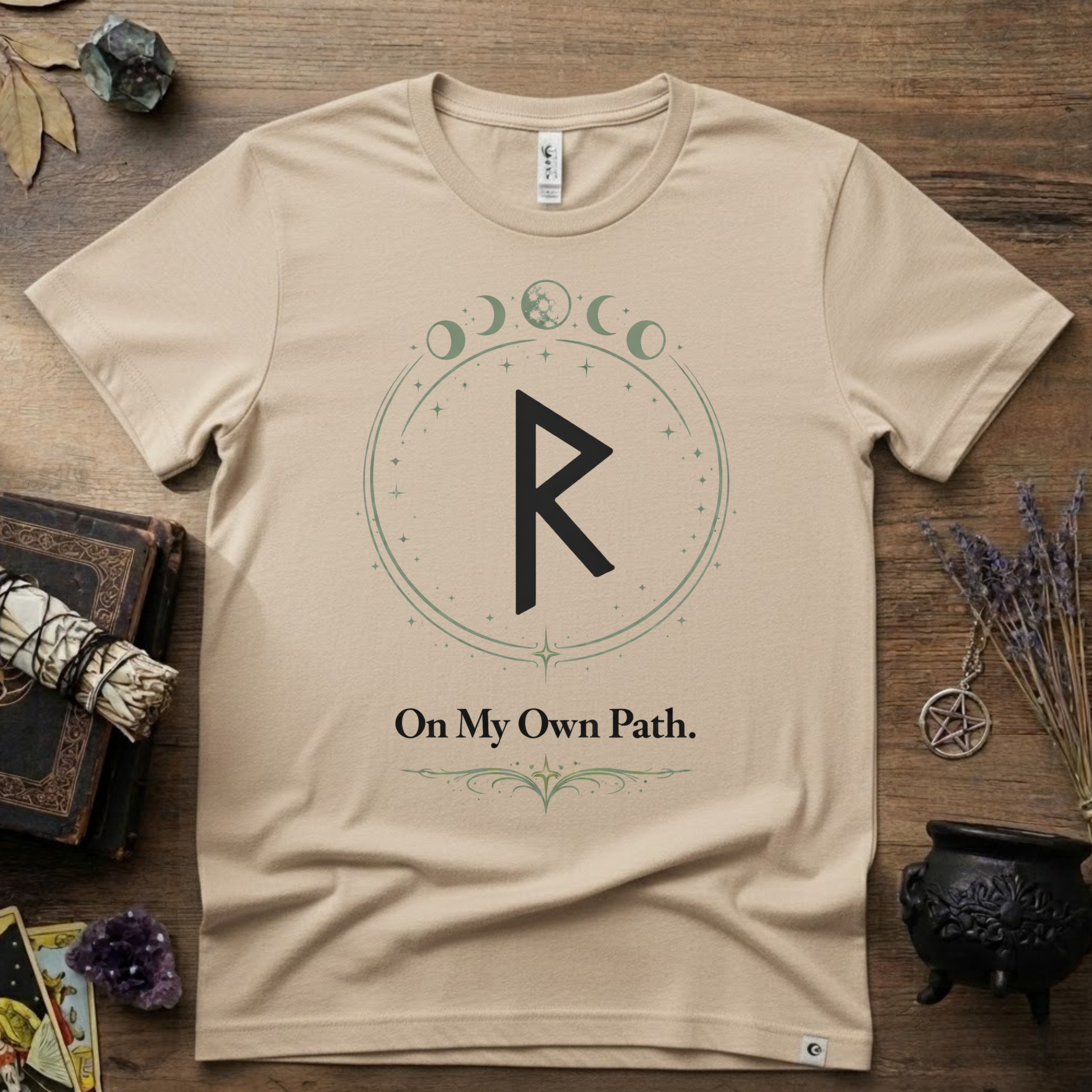 Raidho Rune 'On My Own Path' T-Shirt