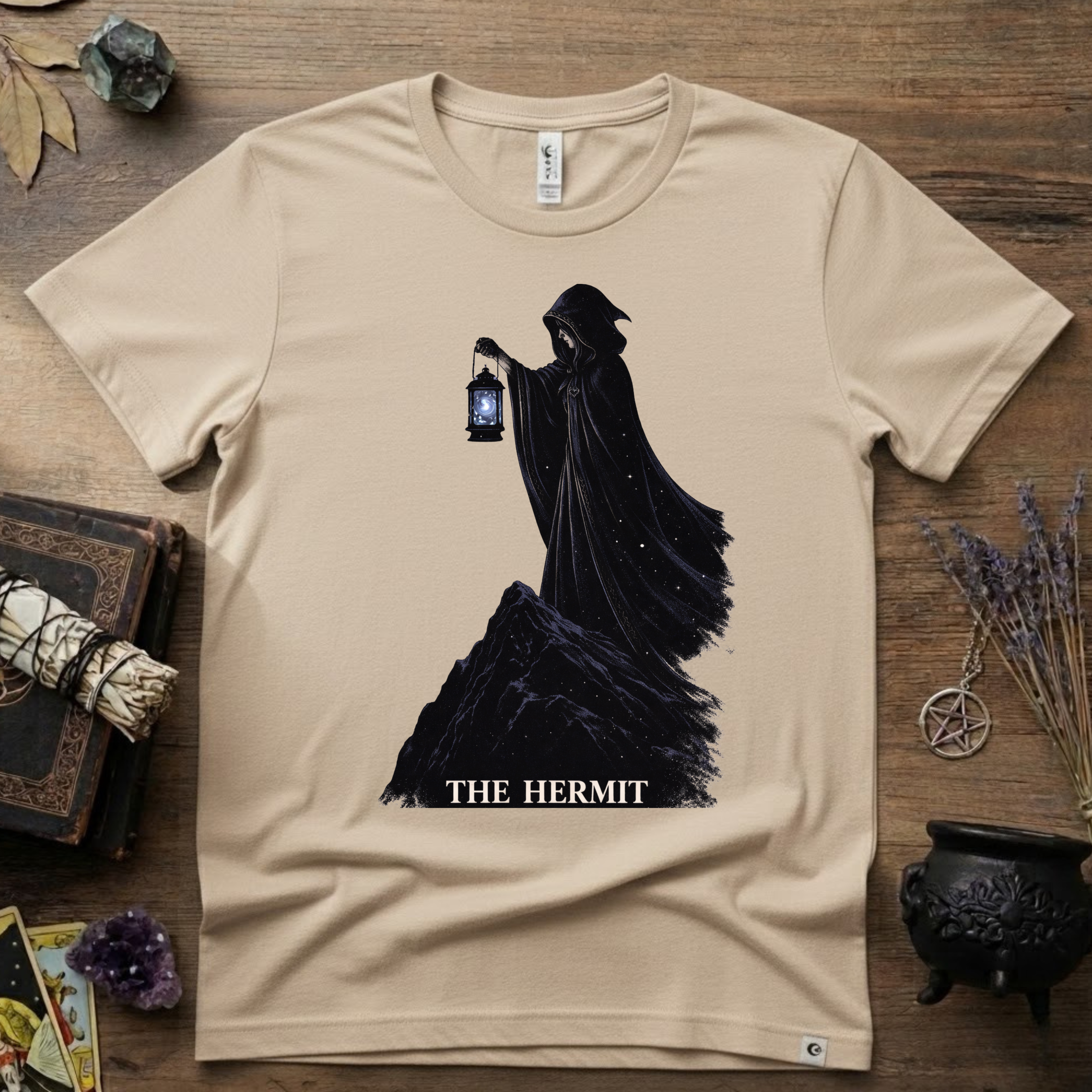 Tarot T-Shirt — The Hermit
