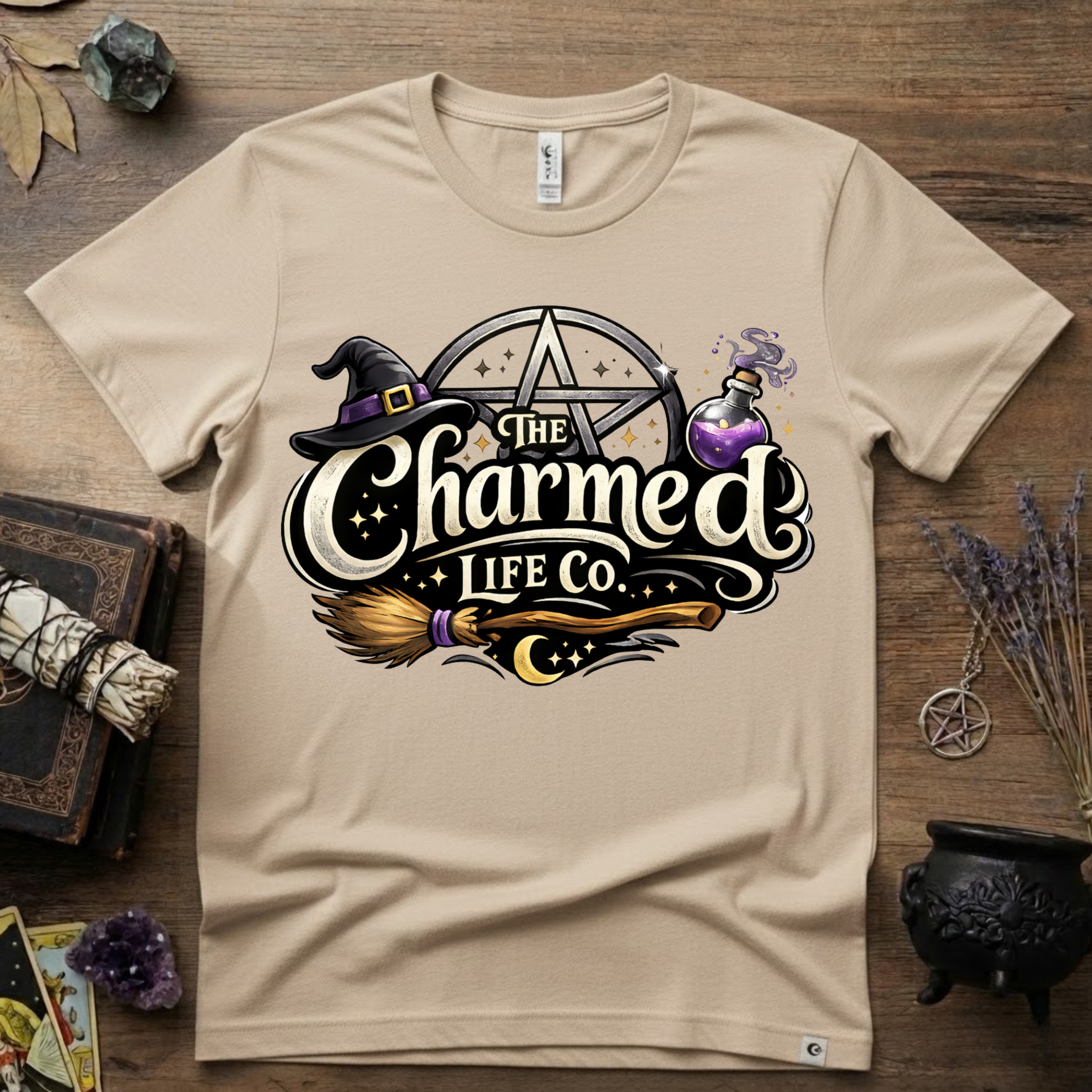 Witch Logo T-Shirt — The Charmed Life Co.