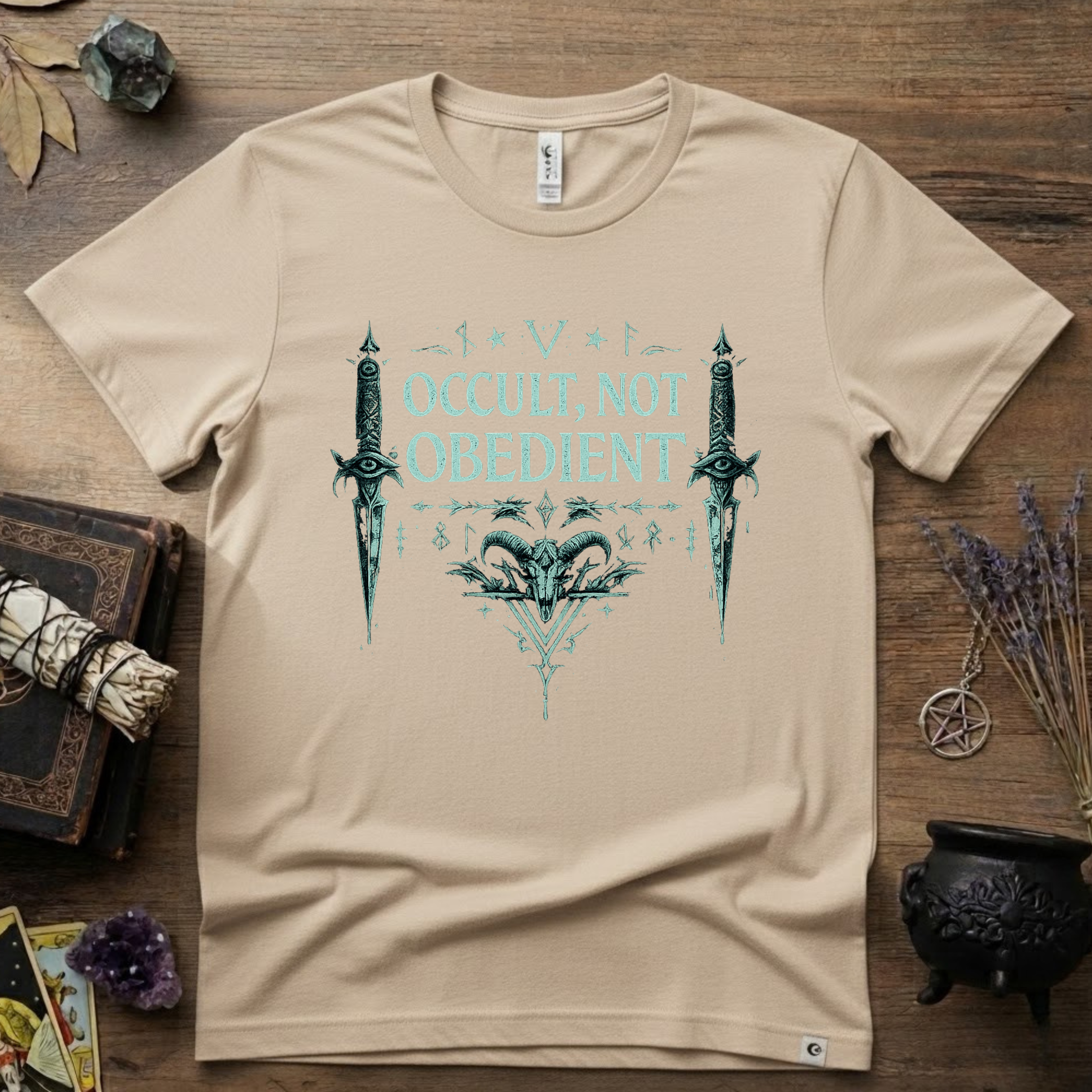 Witchy T-Shirt — "Occult Not Obedient"