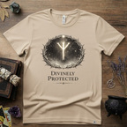 Divinely Protected Algiz Rune T-Shirt — Viking Protection Symbol Tee