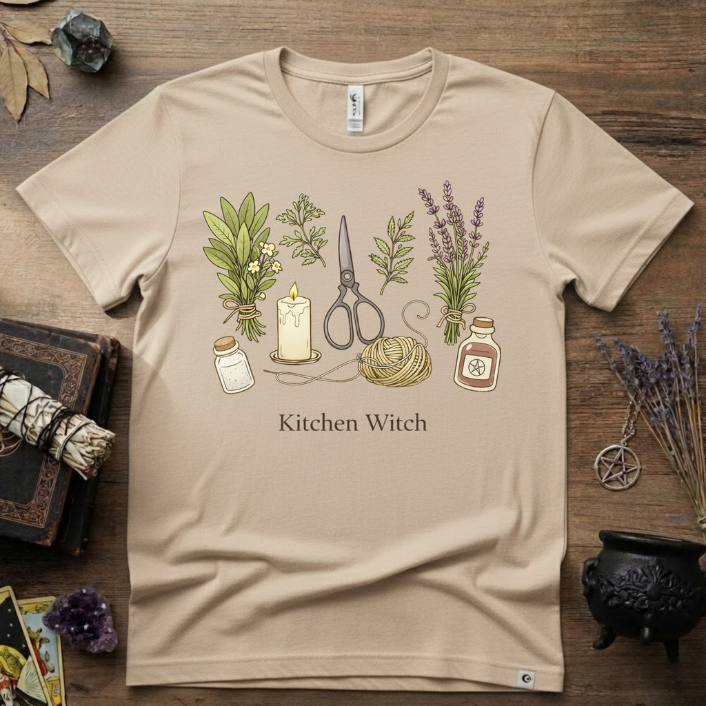 Kitchen Witch T-Shirt — Witchy Kitchen Spell Tee