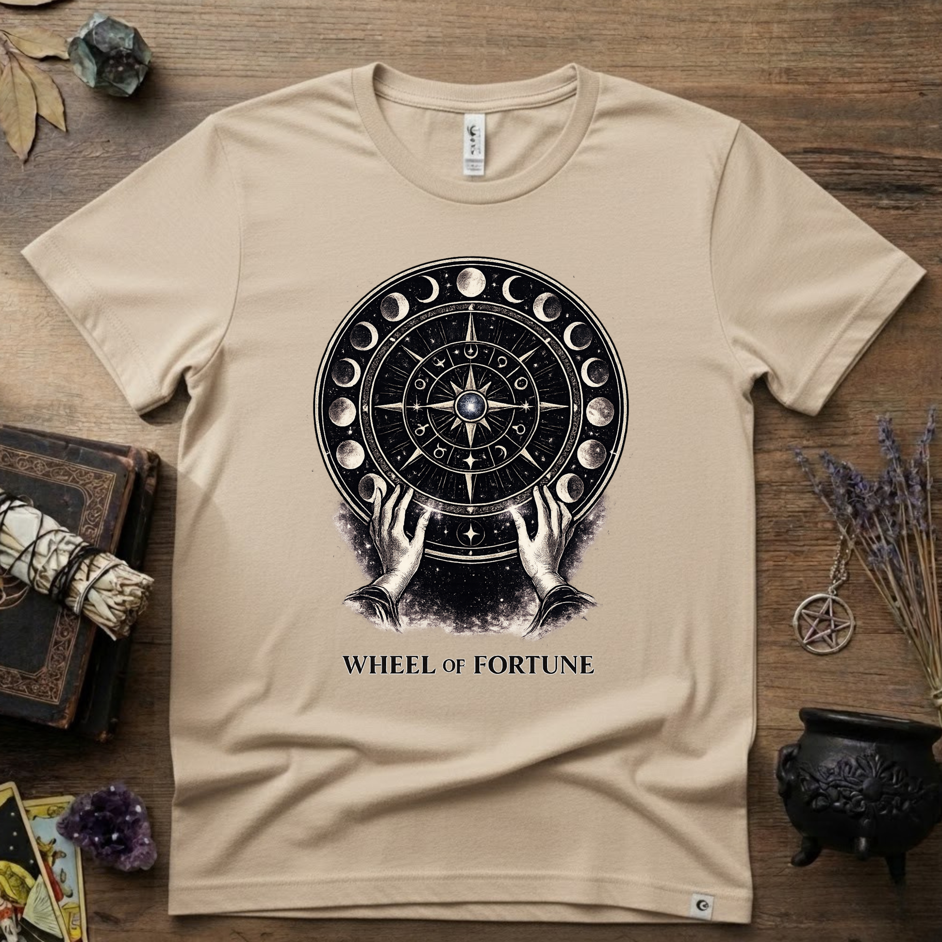 Tarot T-Shirt — The Wheel of Fortune