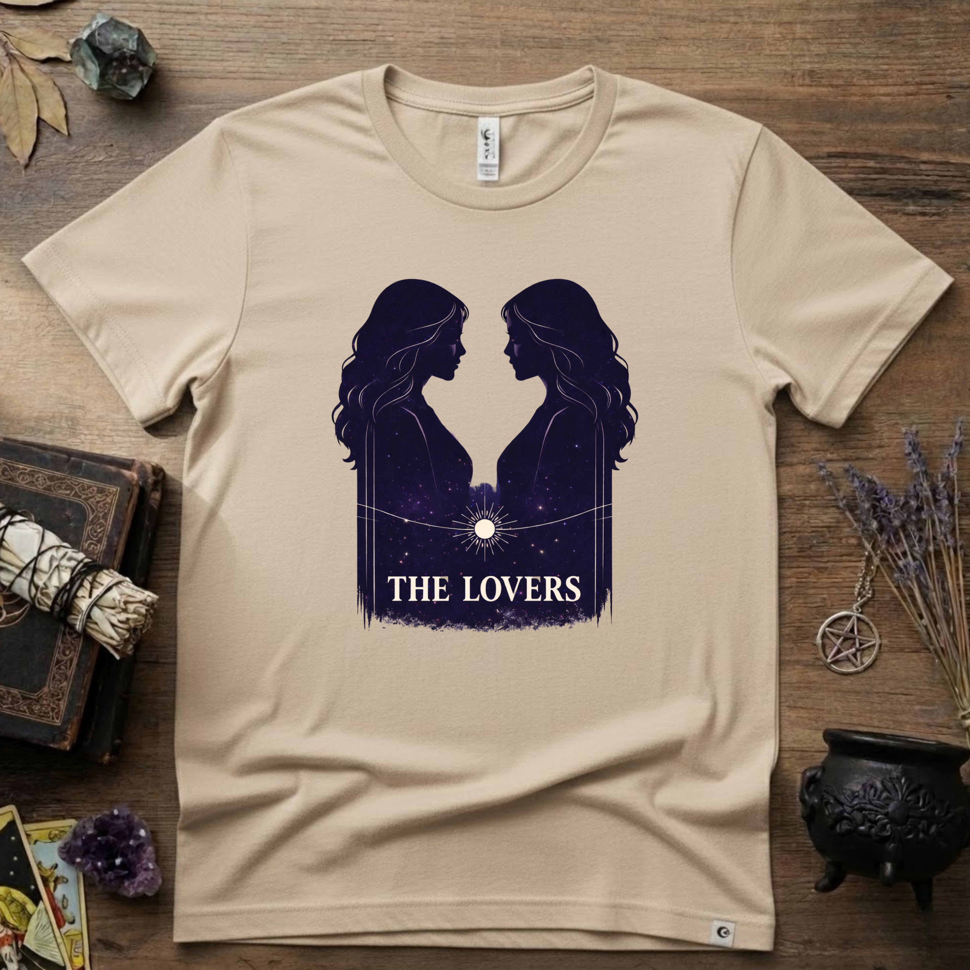 Tarot T-Shirt — The Lovers