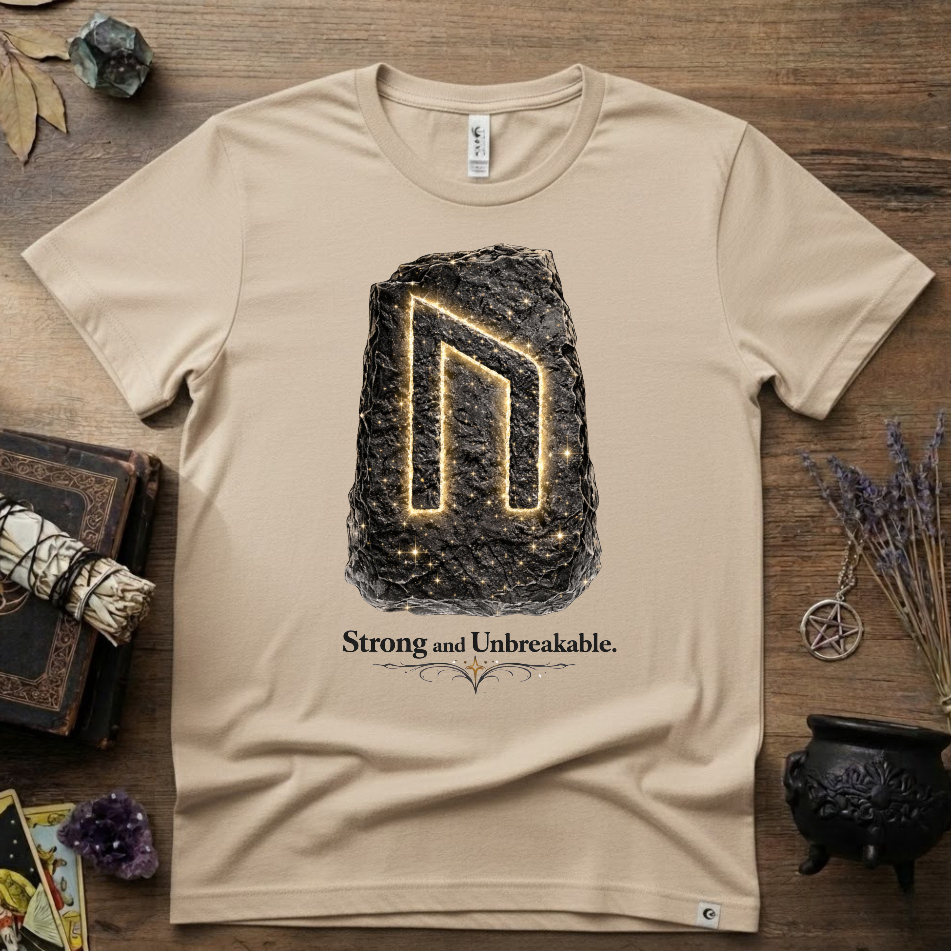 Uruz Rune 'Strong and Unbreakable' T-Shirt