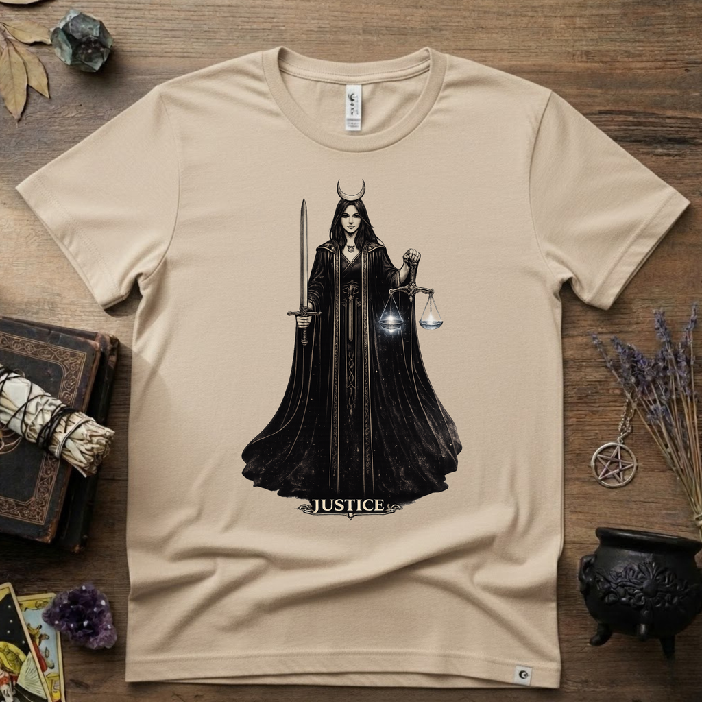 Tarot T-Shirt — Justice