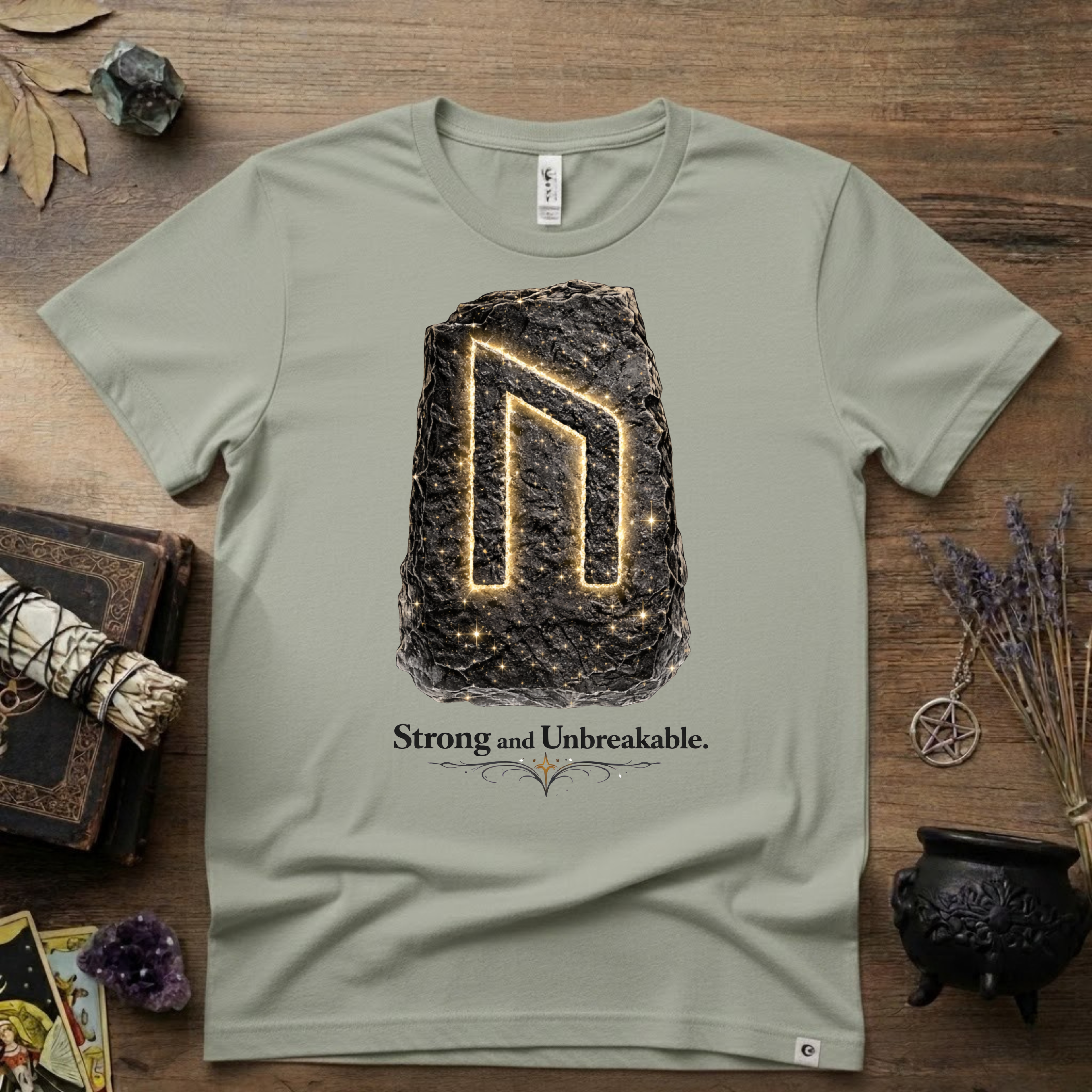Uruz Rune 'Strong and Unbreakable' T-Shirt