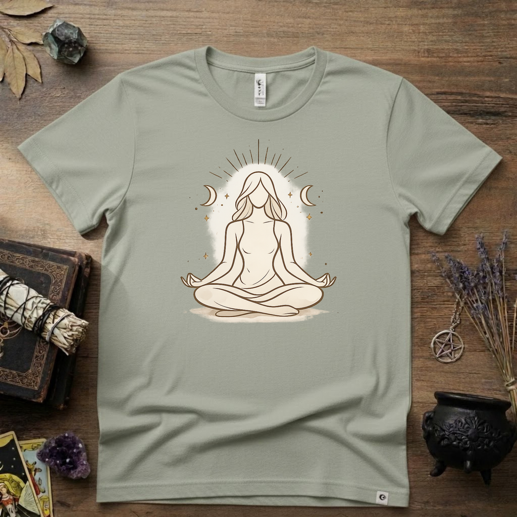Witchy T-Shirt — "Meditation Witch"