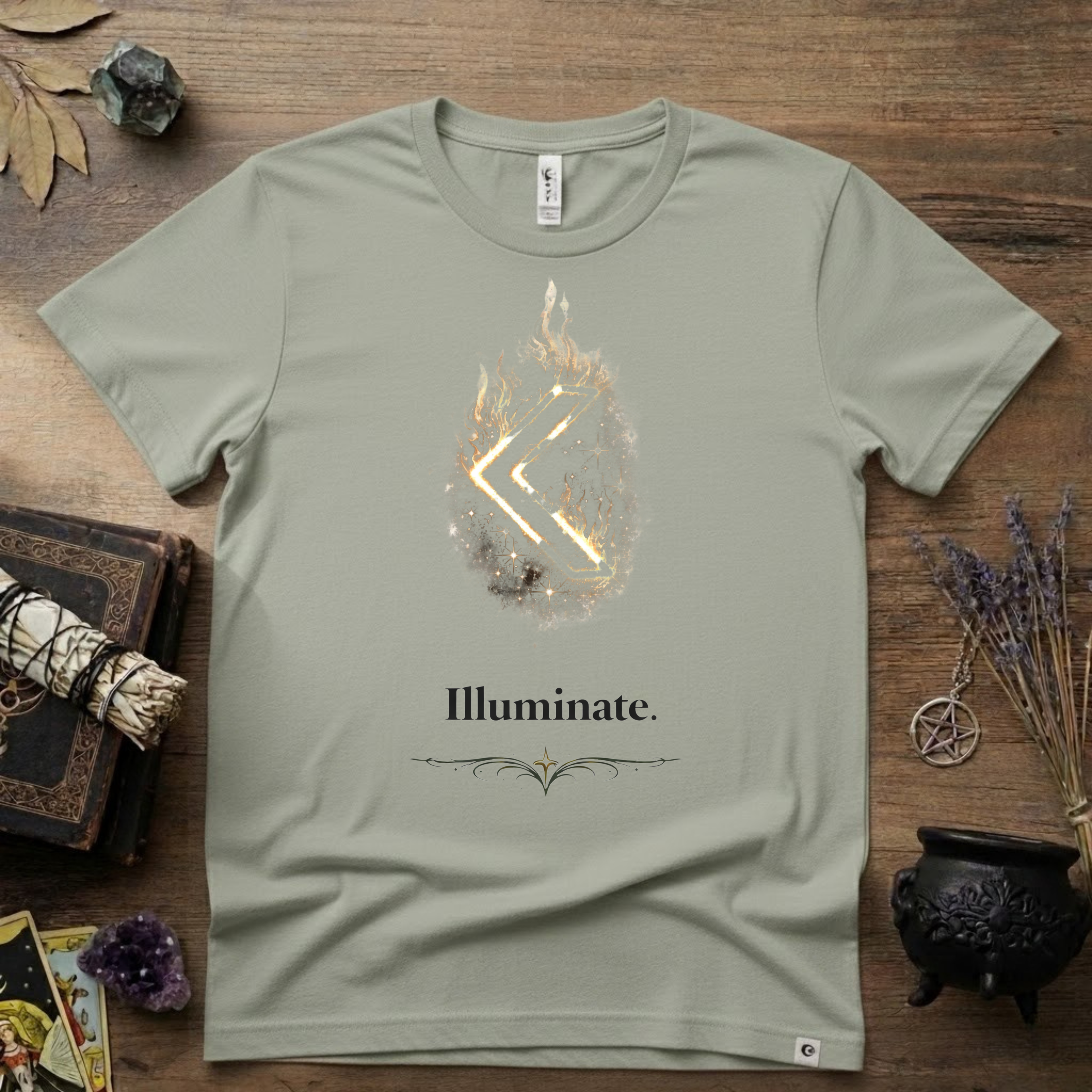 Kenaz Rune 'Illuminate' T-Shirt