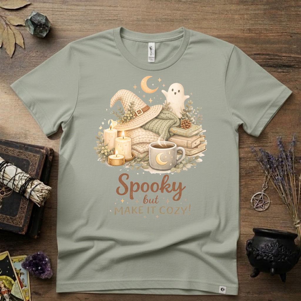 Witchy T-Shirt — Spooky but Make it Cozy