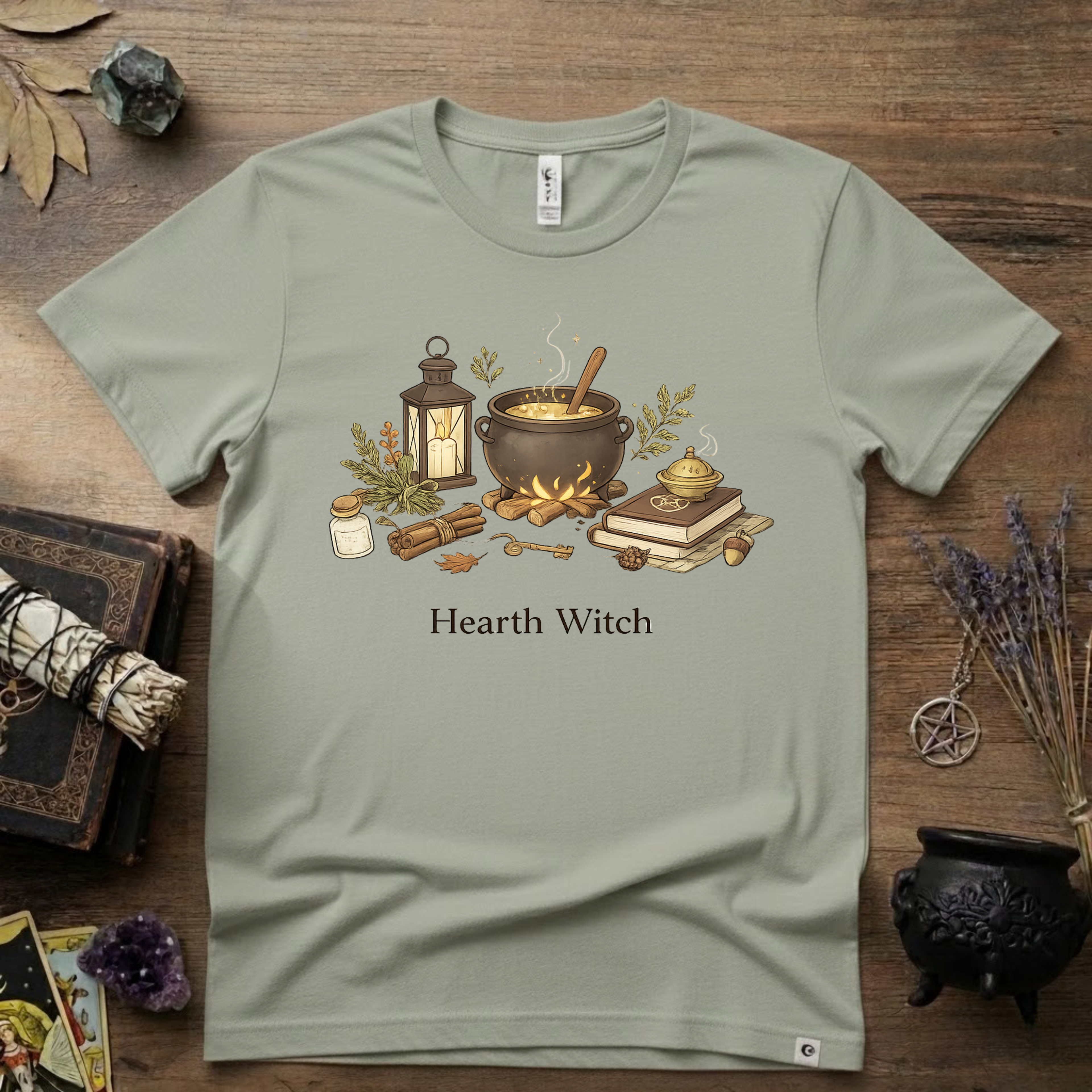 Hearth Witch T-Shirt — Witchy Magic Tee