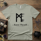 Mannaz Rune "Know Thyself" T-Shirt