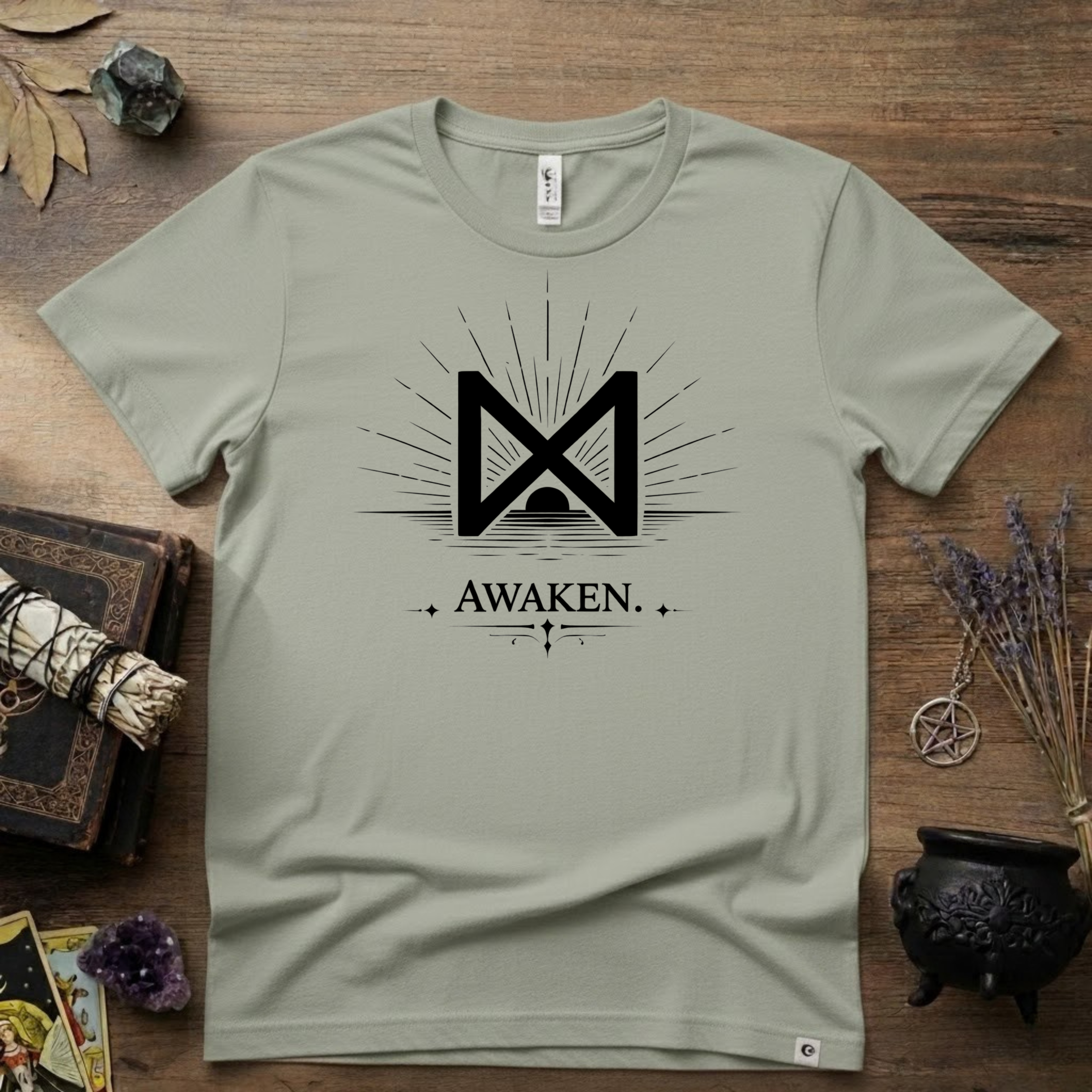 Dagaz Rune T-Shirt — "Awaken" Nordic Symbol Tee
