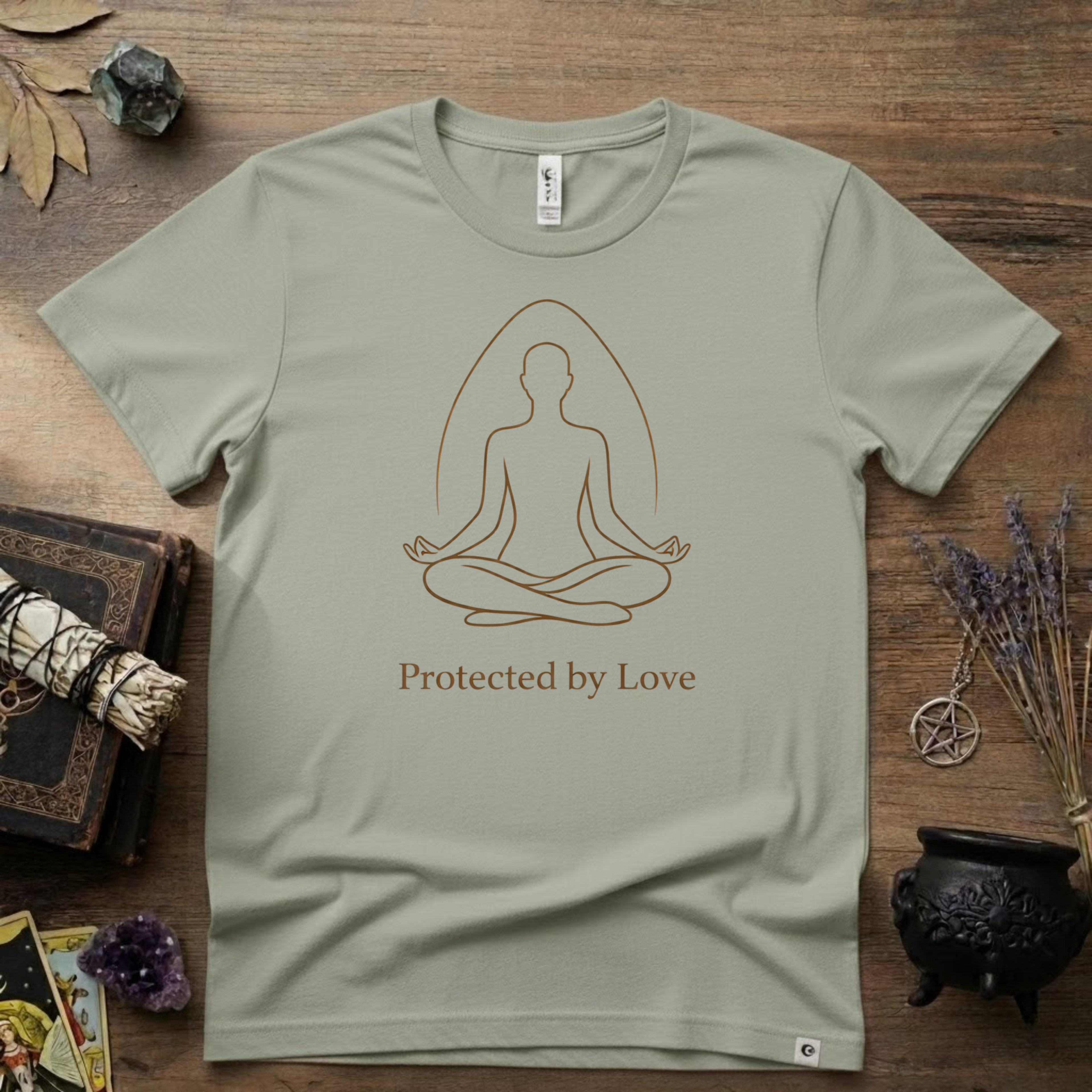 Witchy T-Shirt — "Protected by Love"