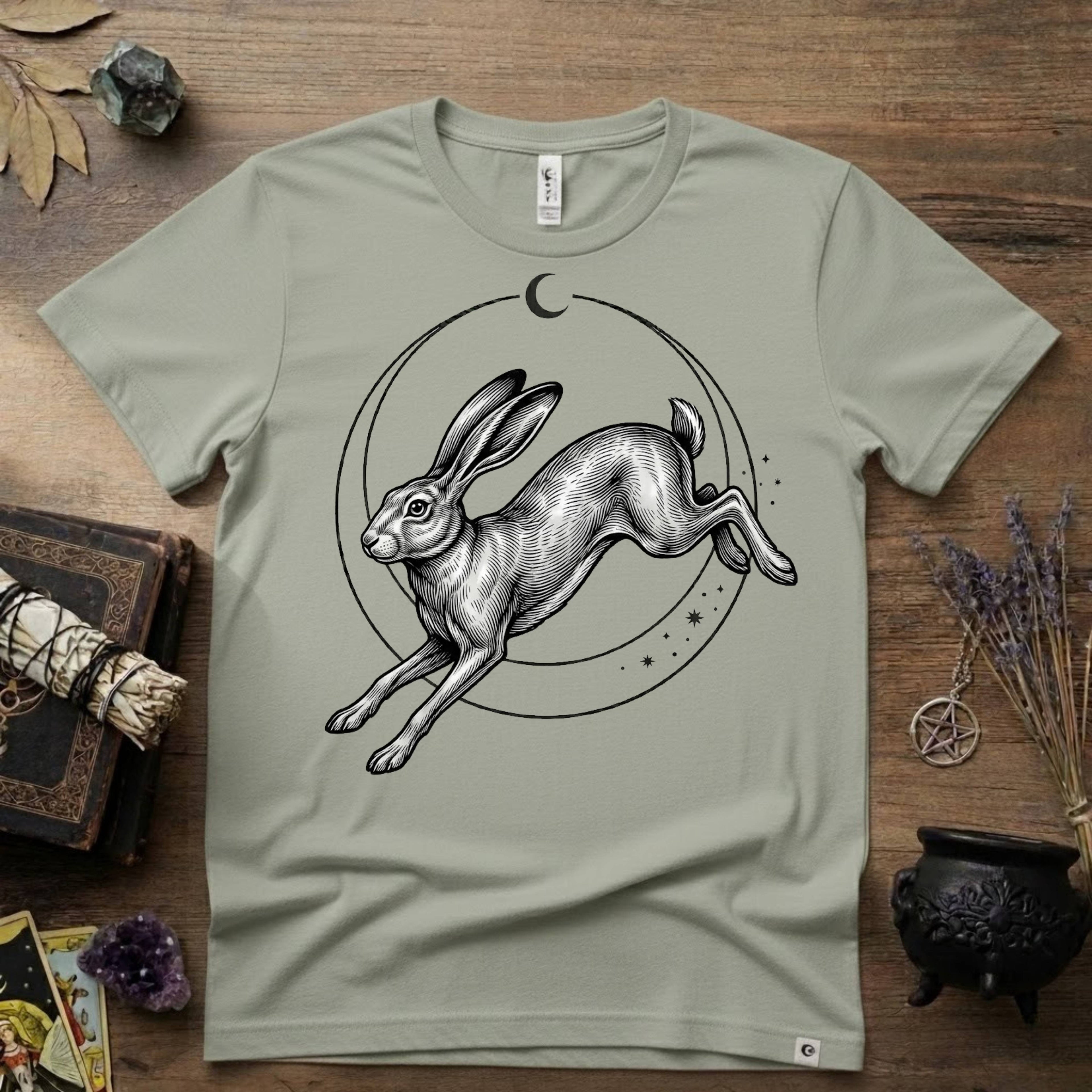 Rabbit Totem T-Shirt — Spiritual Animal Rabbit Tee for Nature Lovers