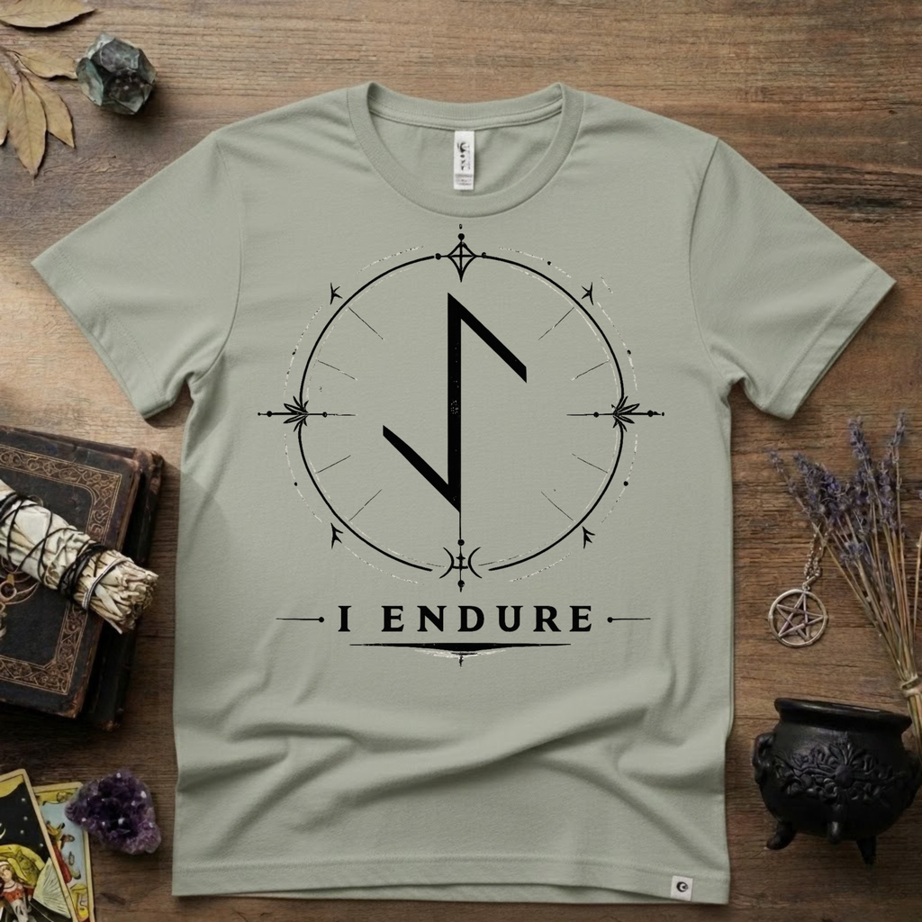 Eihwaz Rune 'I Endure' T-Shirt