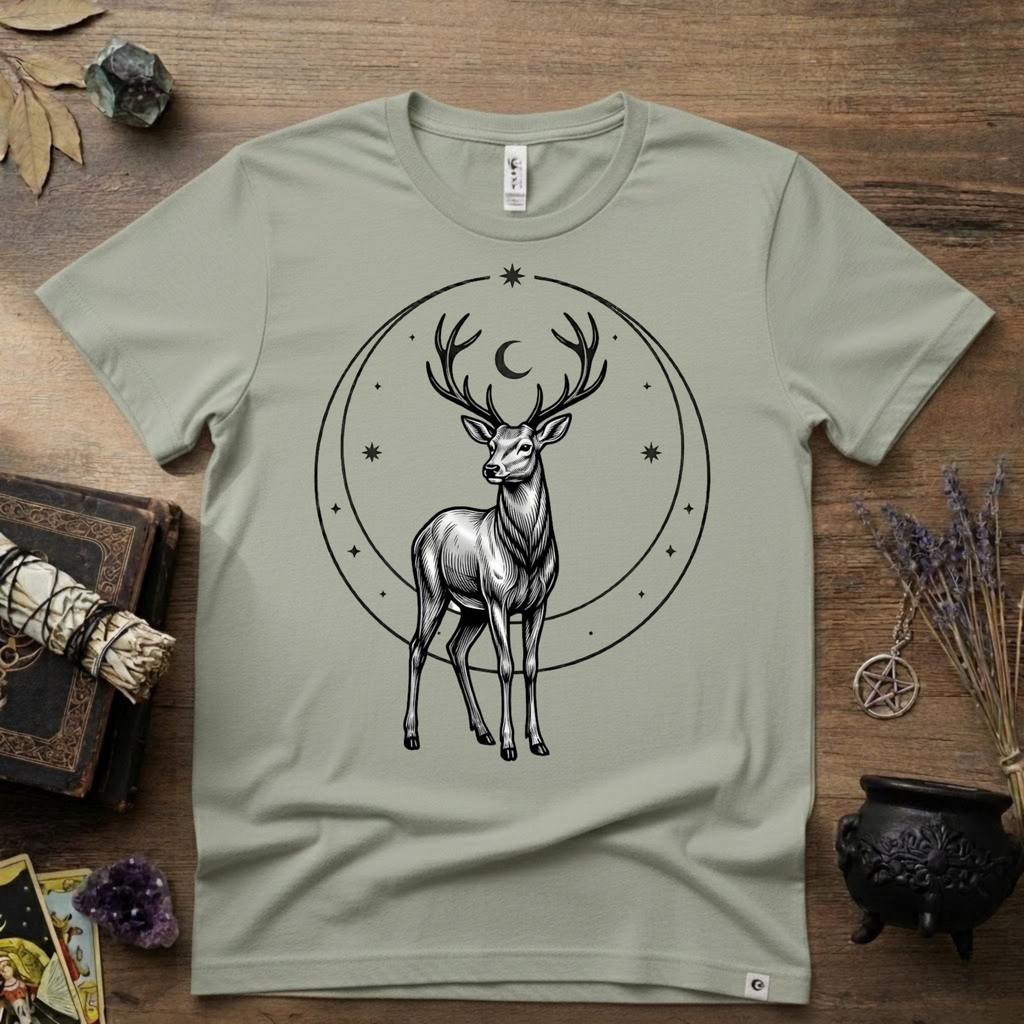 Stag Totem T-Shirt — Majestic Deer Graphic Tee