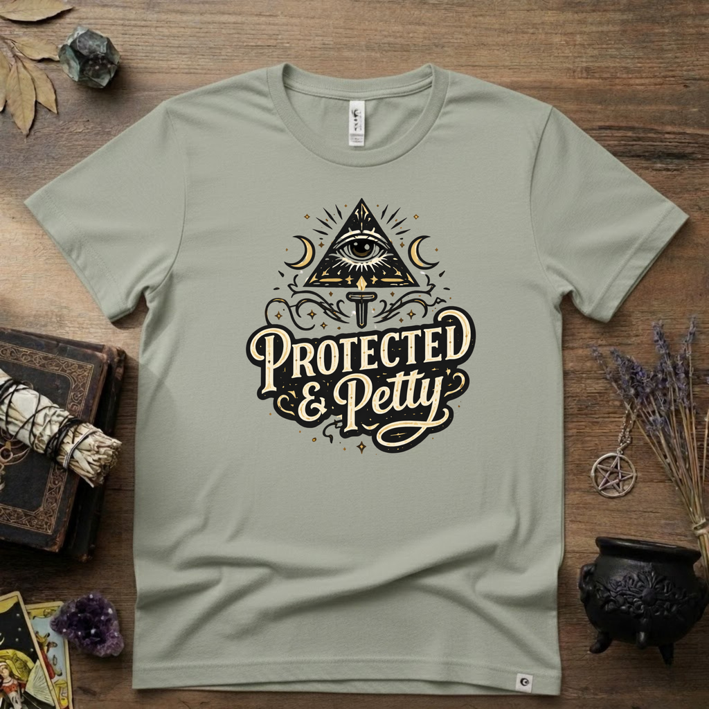 Witchy T-Shirt — "Protected and Petty"