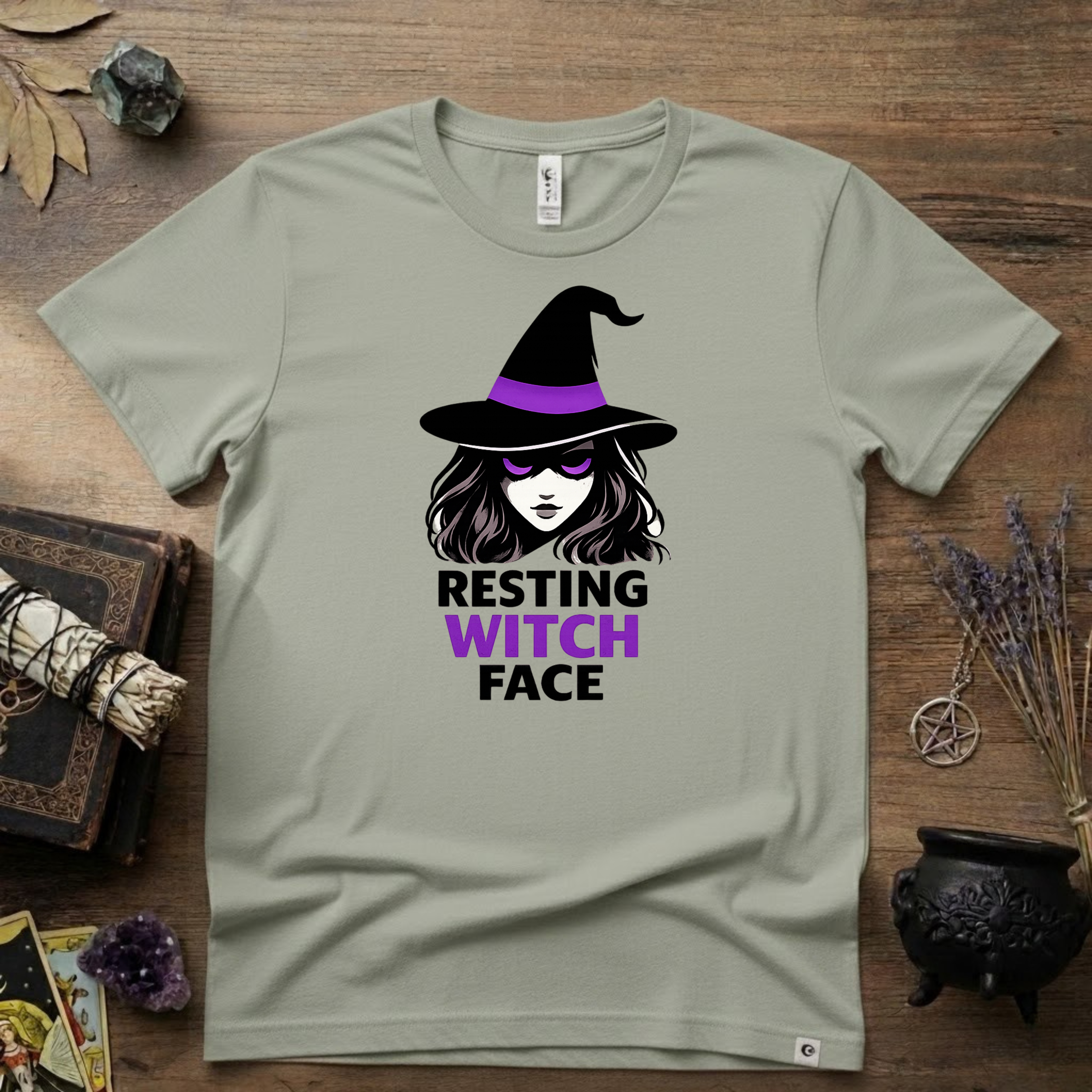 Witchy T-Shirt — "Resting Witch Face"