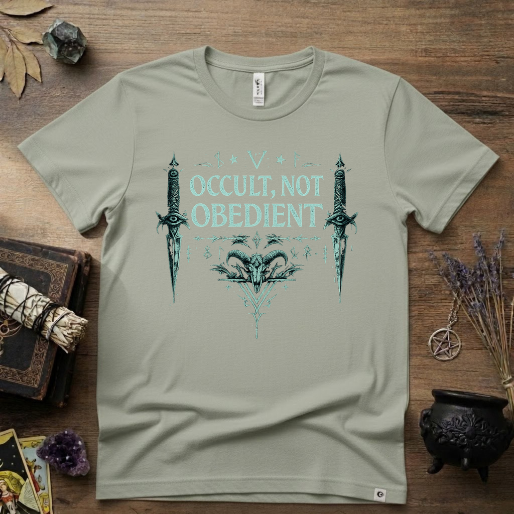 Witchy T-Shirt — "Occult Not Obedient"