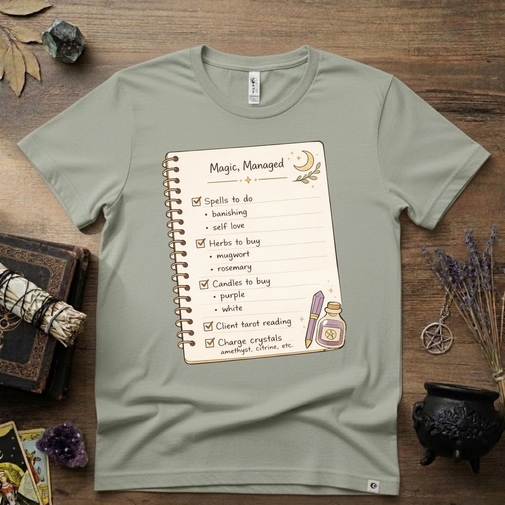 Witchy T-Shirt — "Magic Managed"