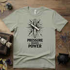 Nauthiz Rune "Pressure Makes Power" T-Shirt — Norse Rune Strength Tee