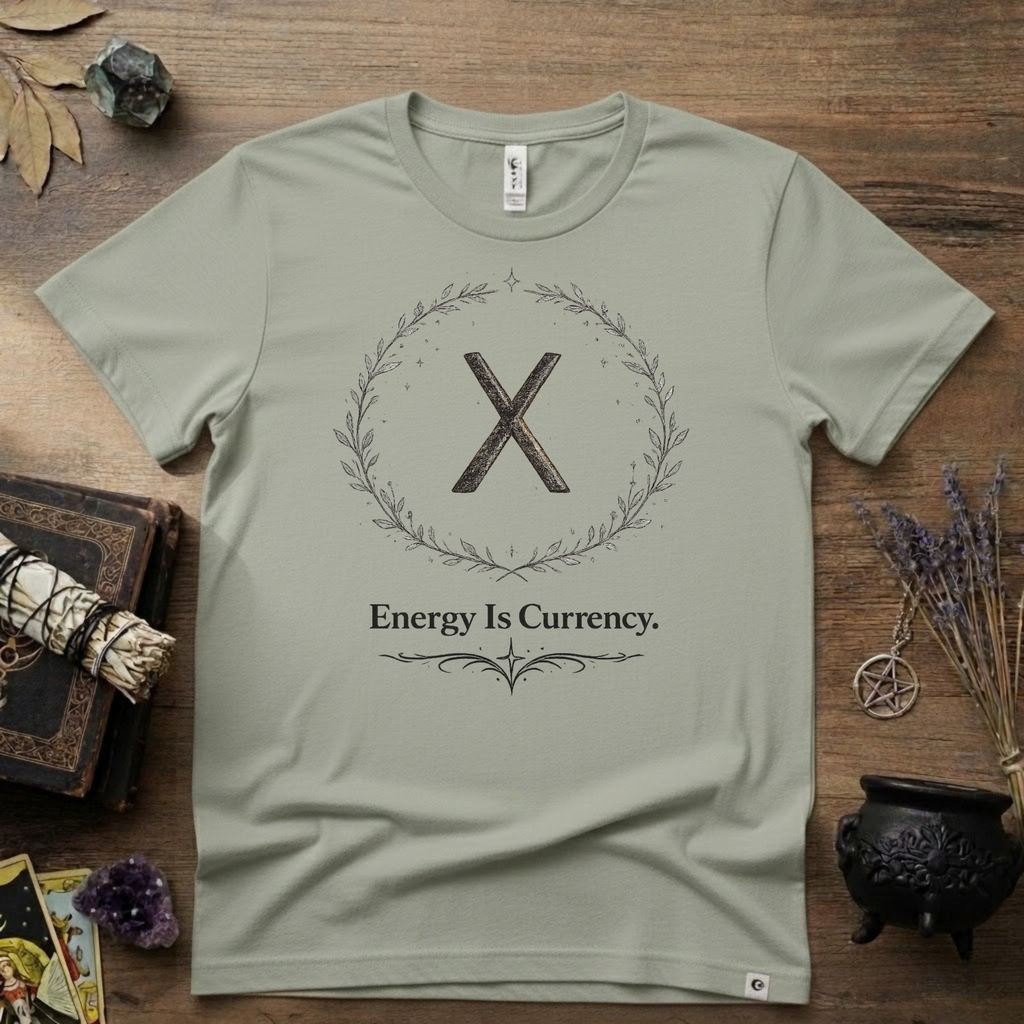 Energy Is Currency Gebo Rune T-Shirt