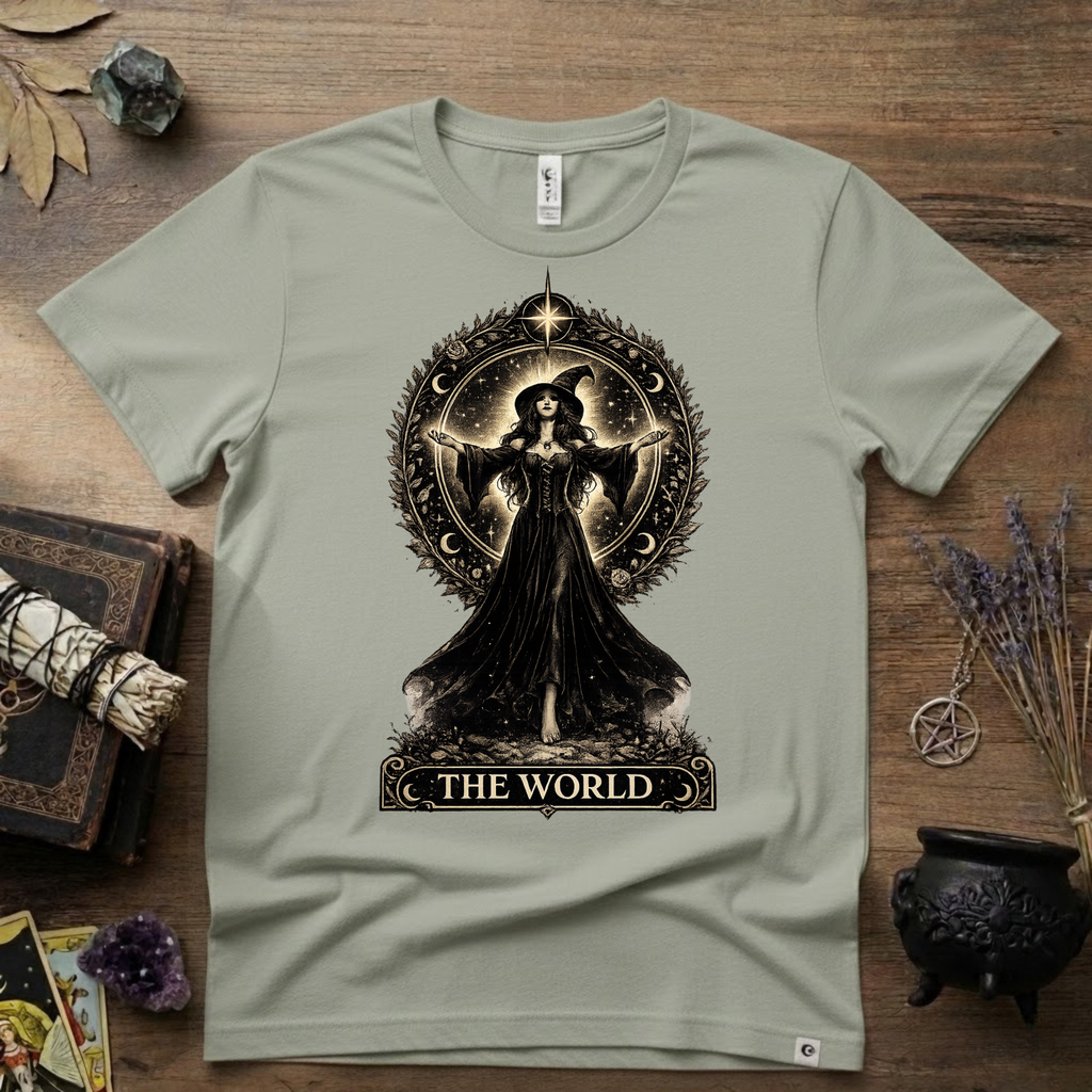 Tarot T-Shirt — The World