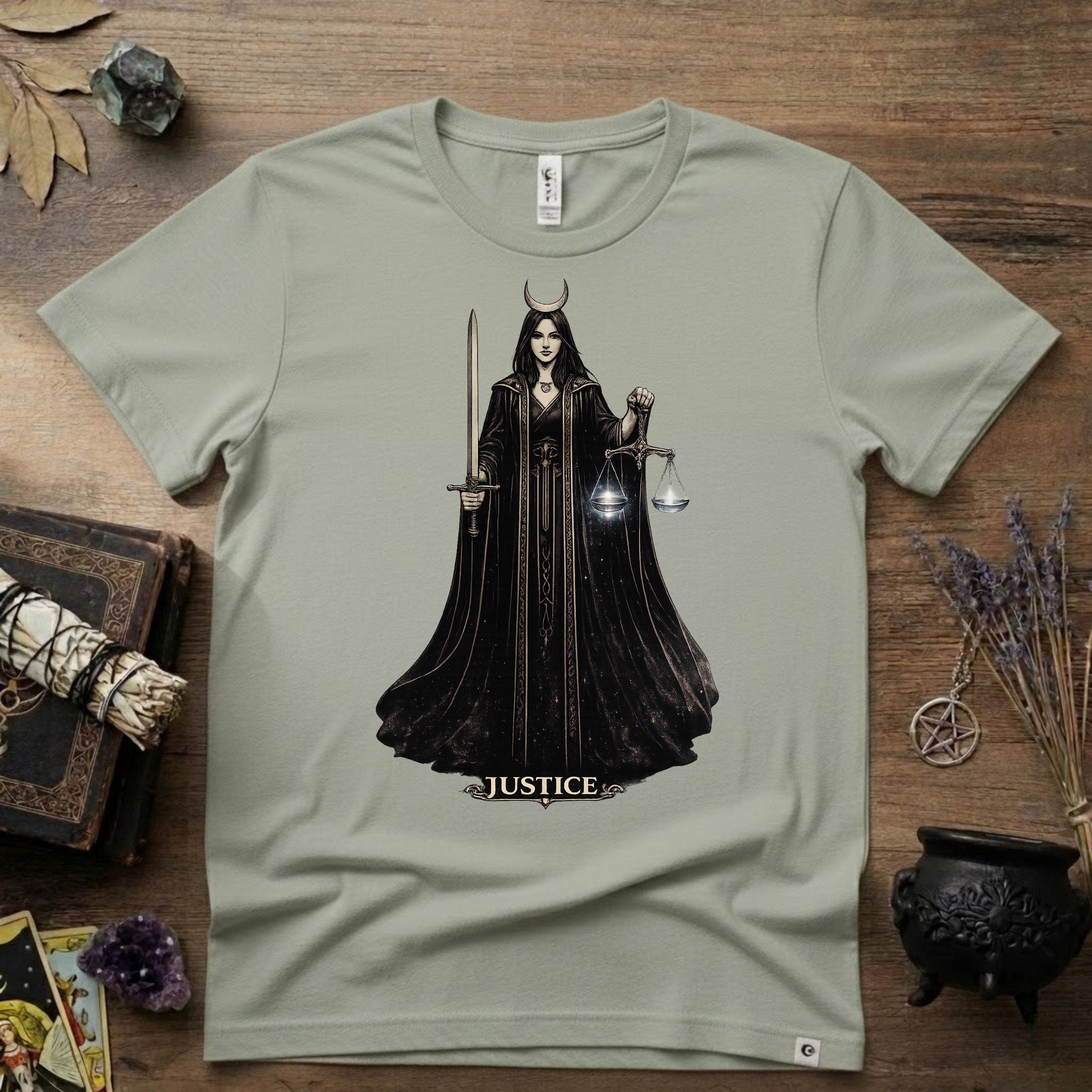 Tarot T-Shirt — Justice