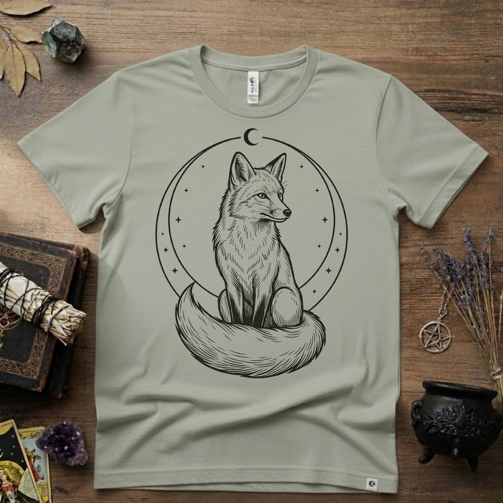 Fox Totem T-Shirt — Mystical Woodland Fox Graphic Tee