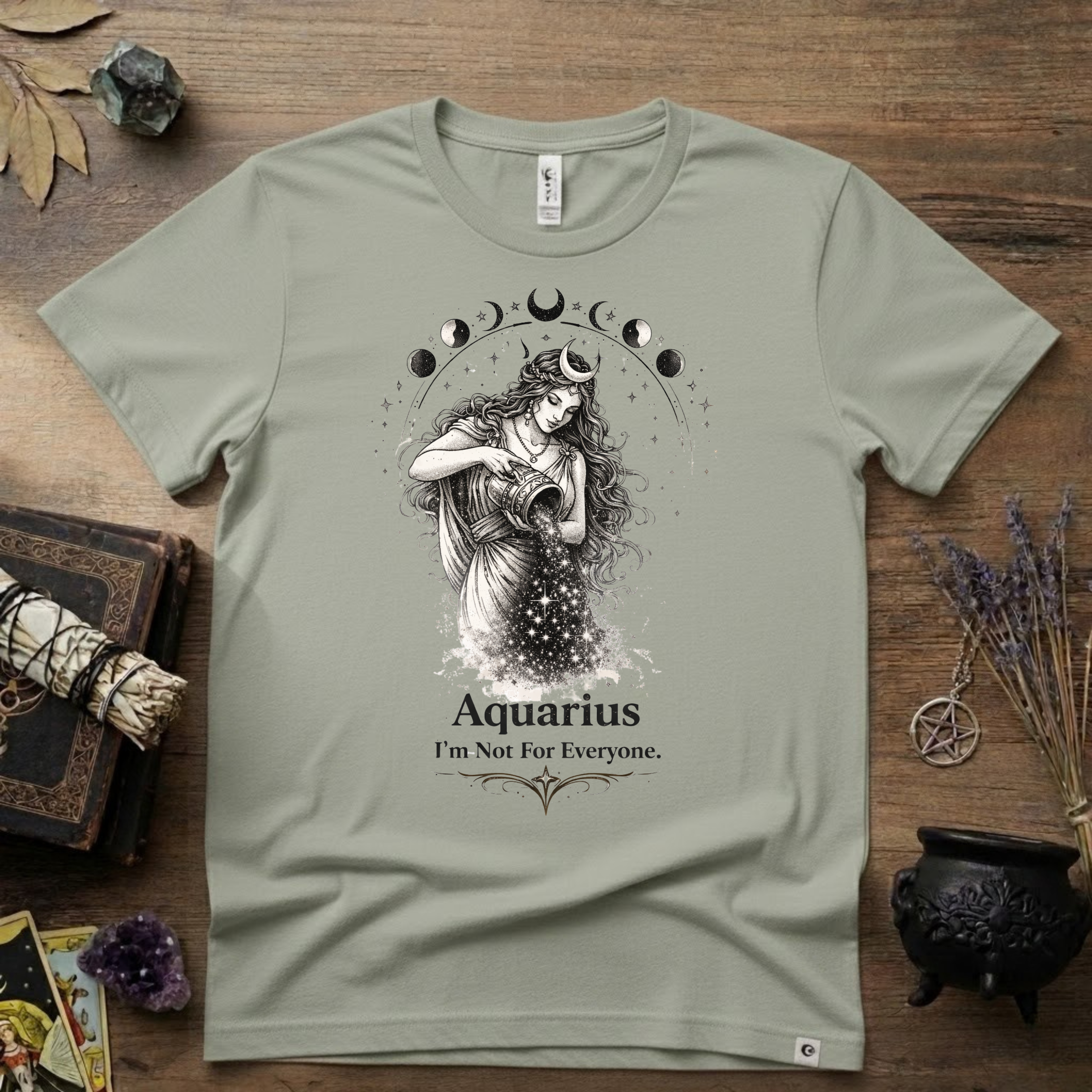 Aquarius 'I'm Not For Everyone' T-Shirt — Zodiac Horoscope Tee