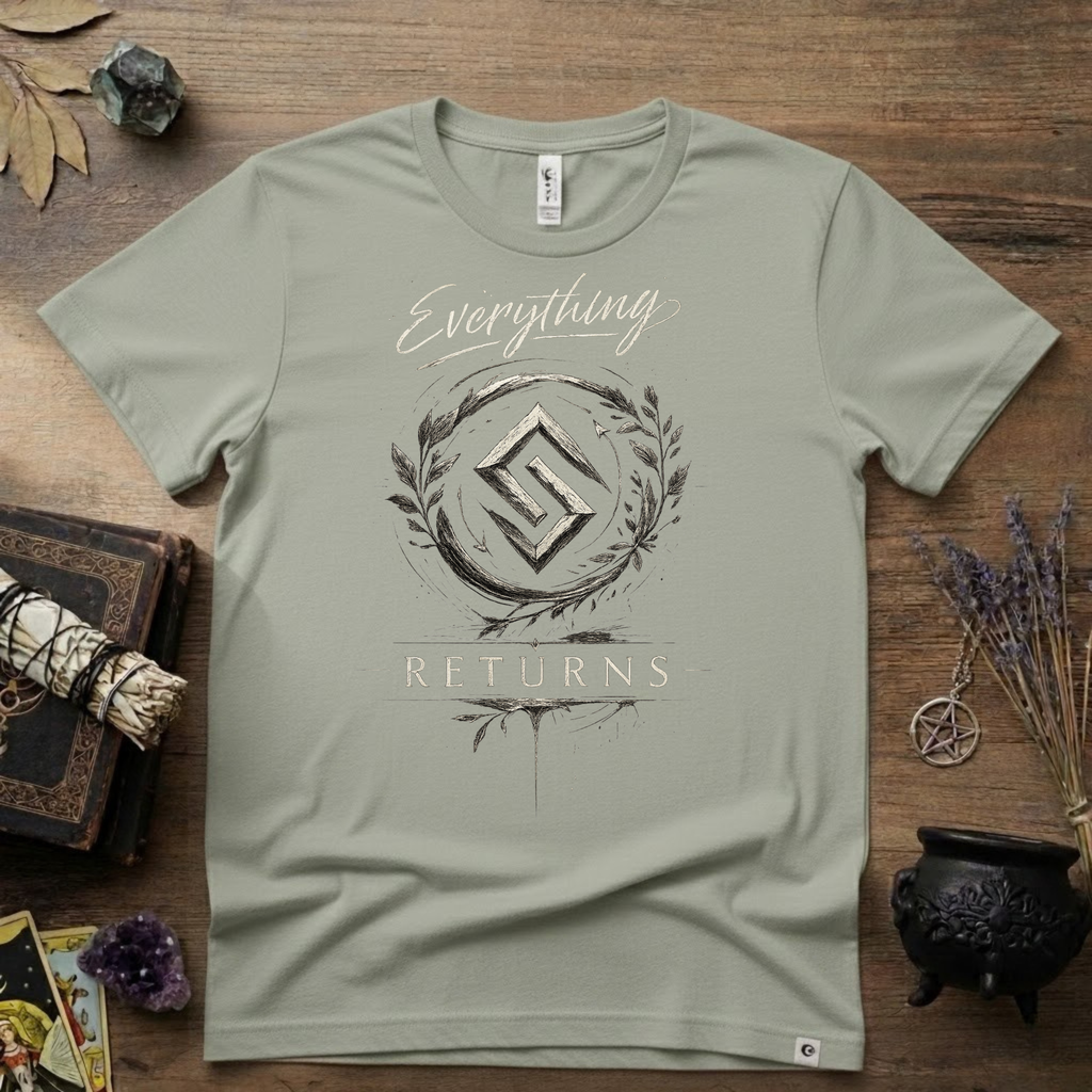 Jera Rune "Everything Returns" T-Shirt
