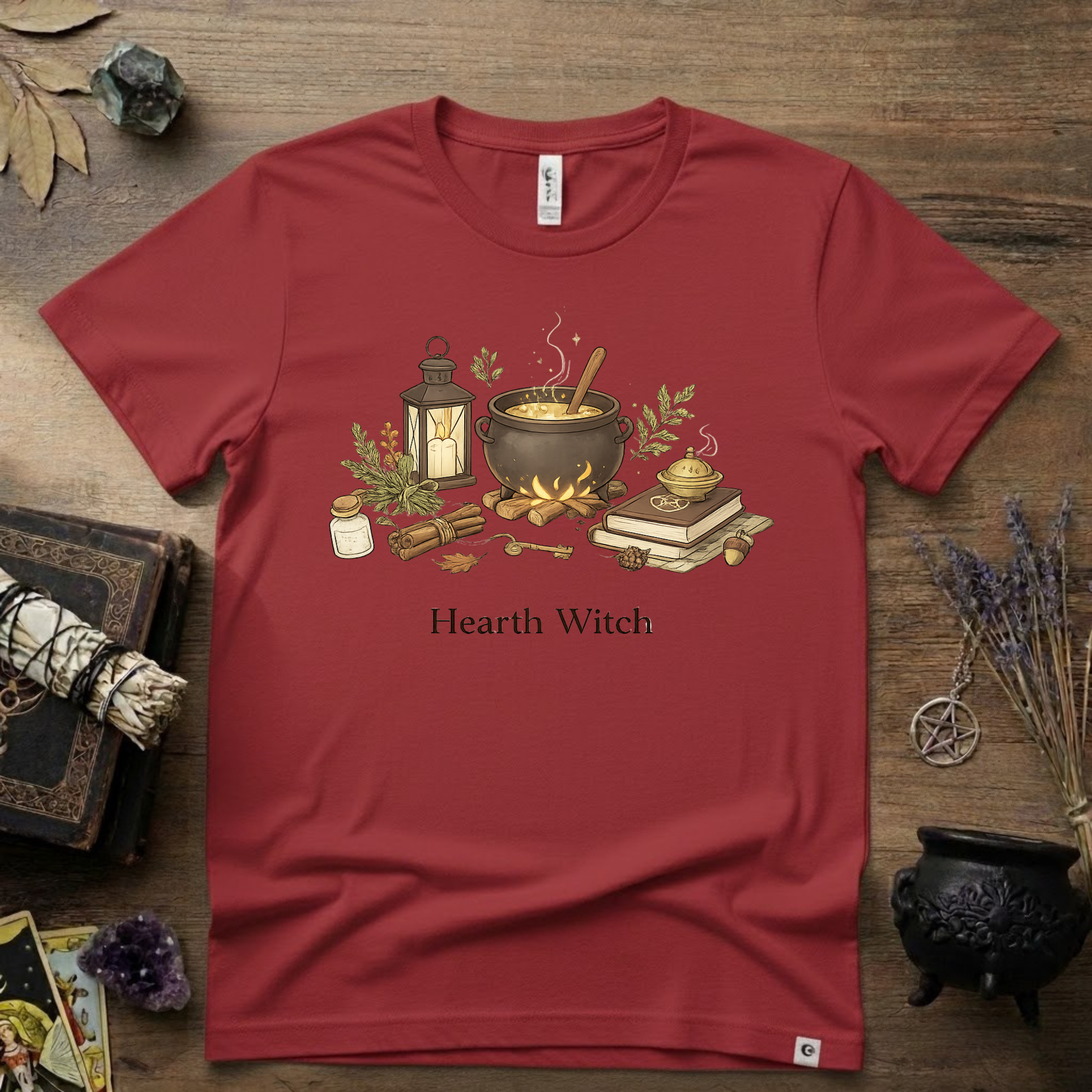 Hearth Witch T-Shirt — Witchy Magic Tee